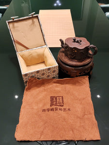 Lu San You 路三友, The Prized, ORIGINAL ACTUAL Gold Award Winning Work, by Senior Consummate Master Artist Lu Xue Feng 国家高级振兴技艺师~路学峰。