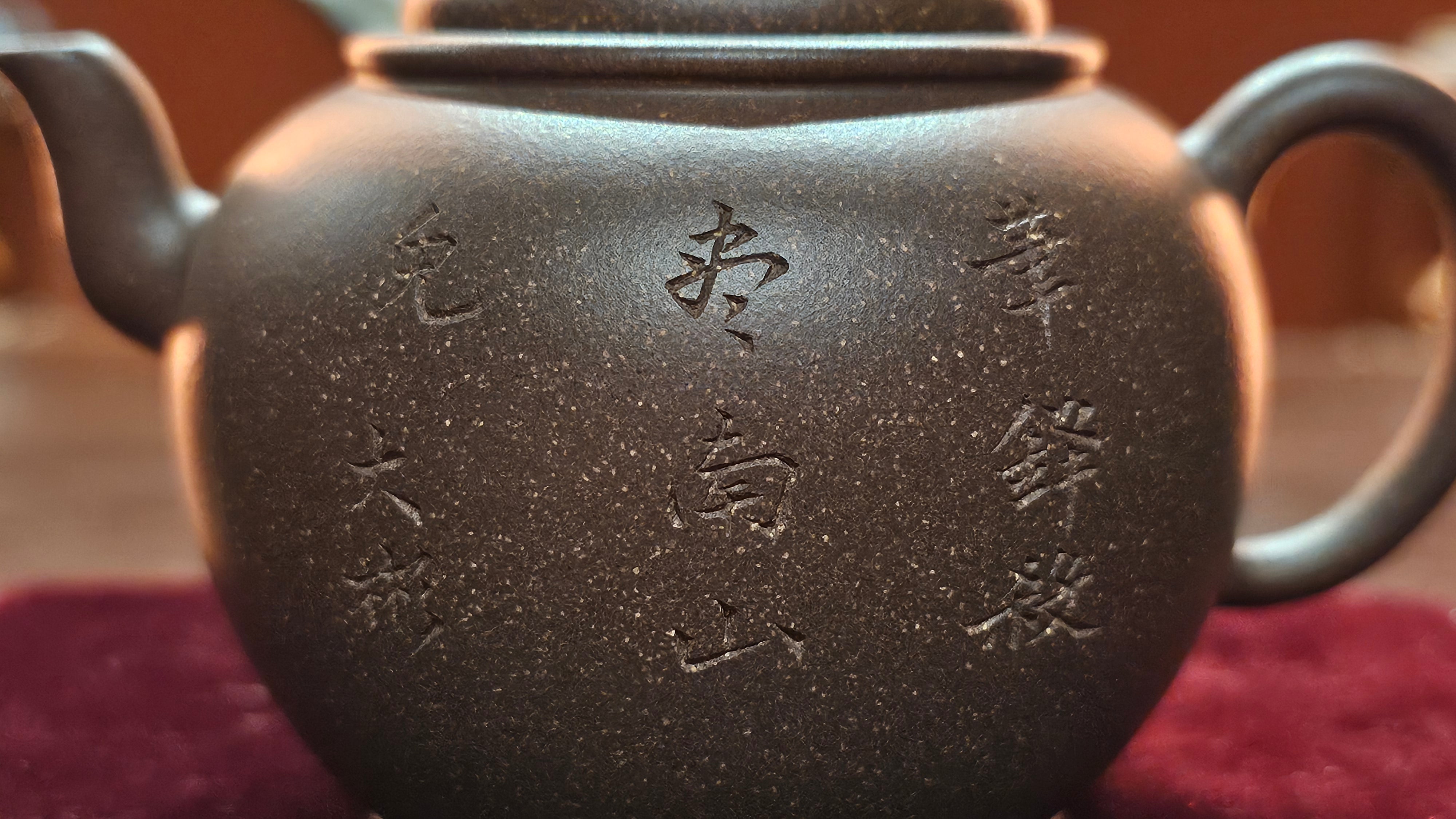 Da Bin Gong Deng 大彬宫灯, 205ml, Gu Fa Lian Ni (Most Archaic Clay Forming) ~ Di Cao Qing with Duan Ni (Tiao Sha combination) *古法练泥~底槽青+段泥(调砂), L4 Assoc Master Du Cheng Yao 堵程尧。
