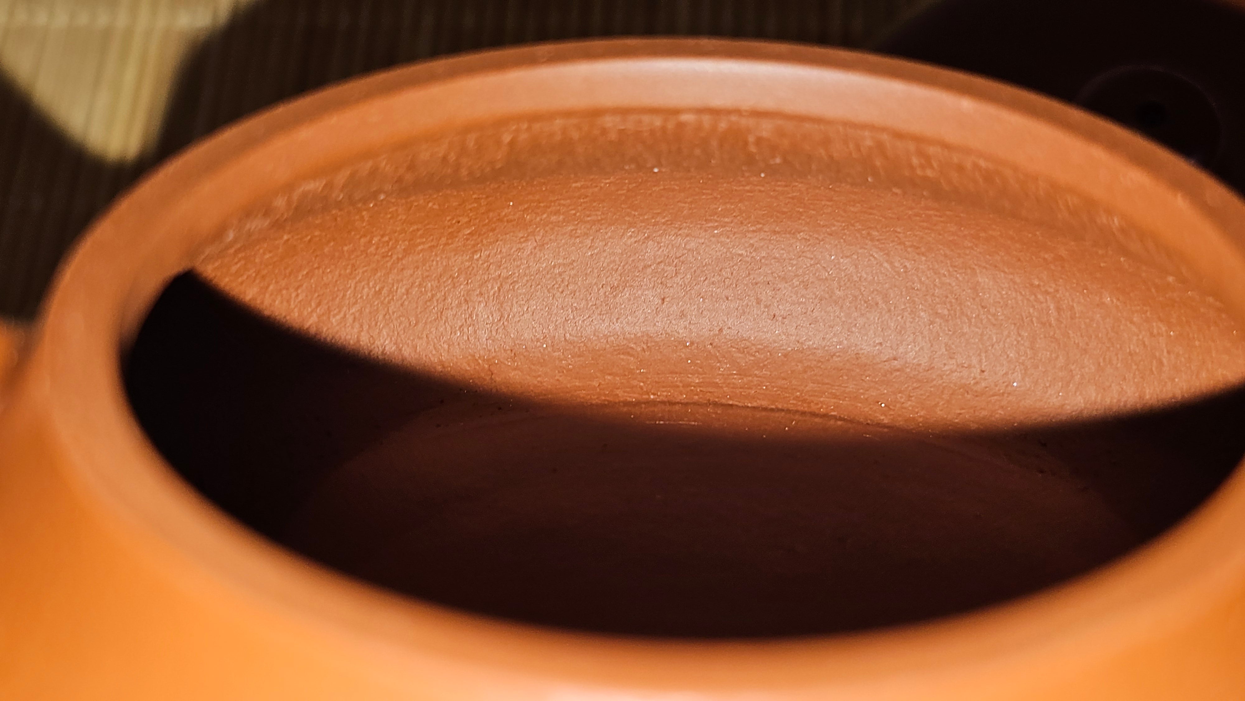 Jing Le 静乐 ~ "Quiet happiness", 95.6ml, Xiao Mei Yao Zhu Ni 小煤窑朱泥, by our Collaborative Craftsman Wang Xing 王兴。