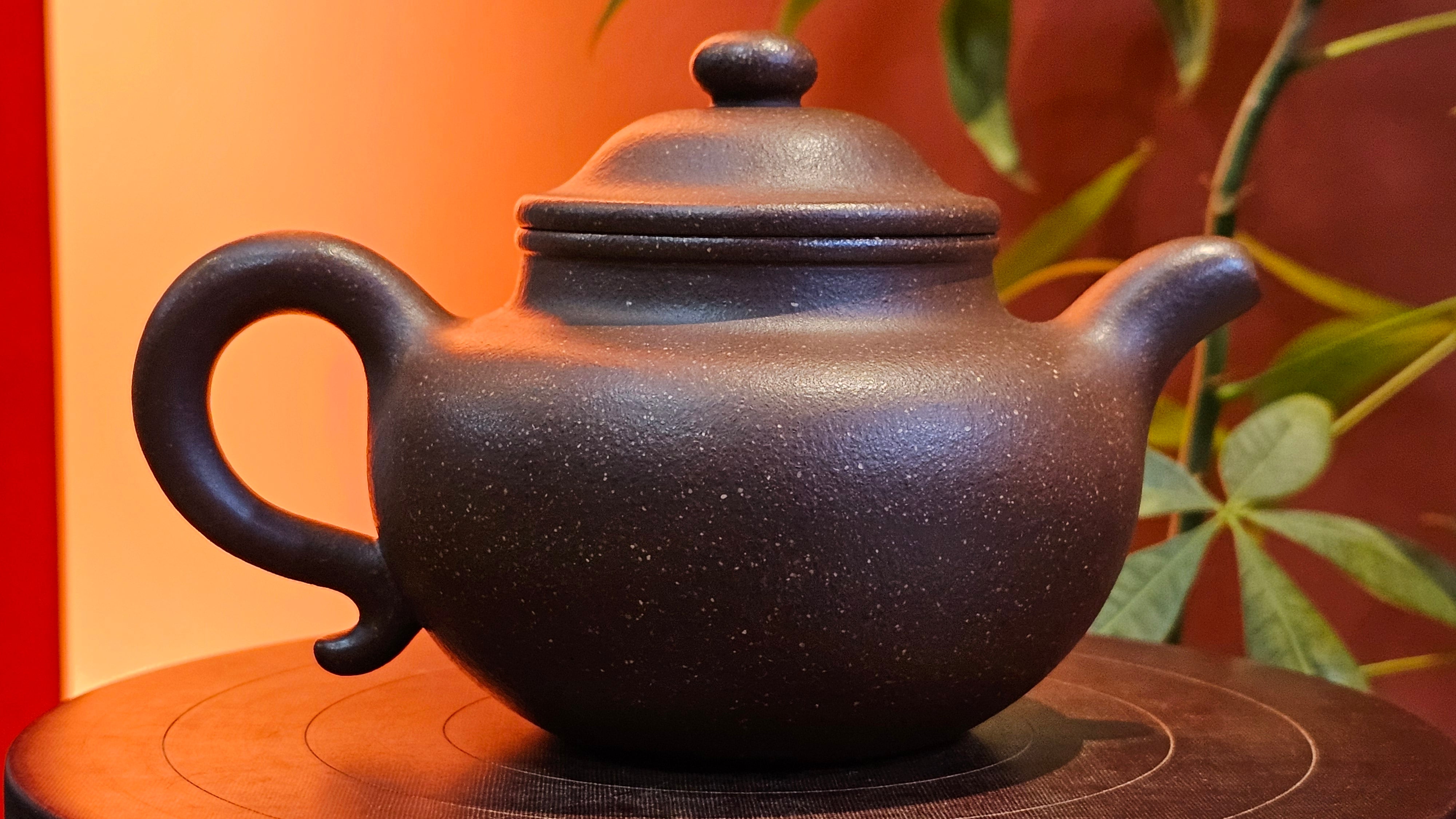 Lian Zi 莲子, 265.2ml, Lao Zi Ni 老紫泥 (Particular High Graininess, and Low Sieve Count), by Craftsman Chen Fa Chu 陈法初。