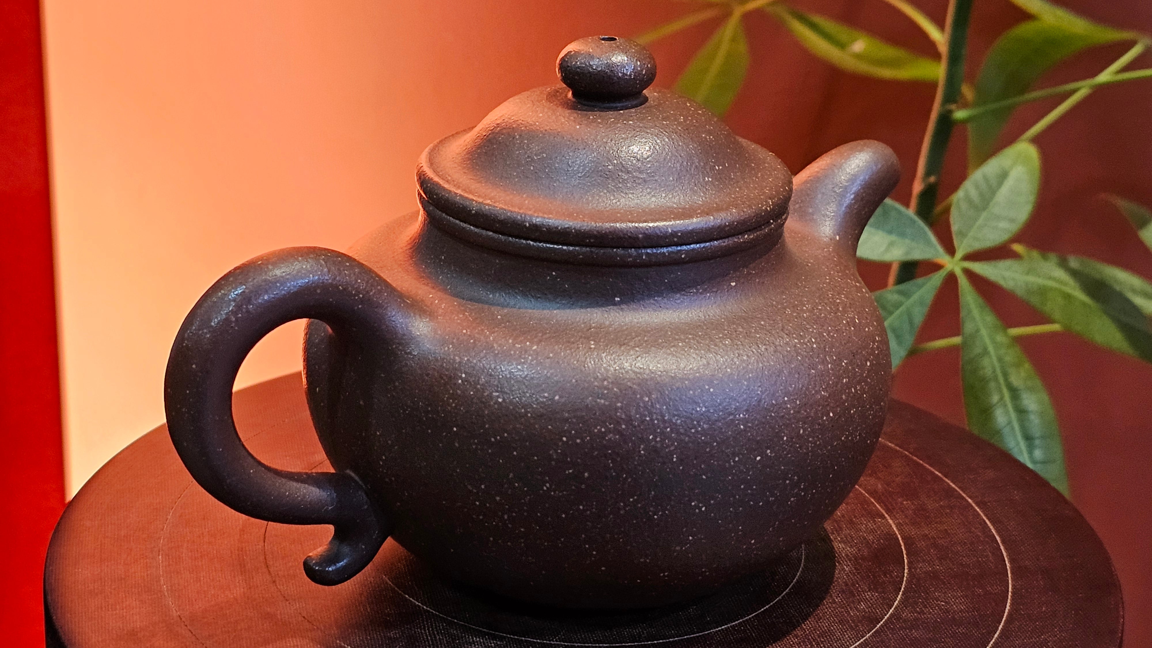 Lian Zi 莲子, 265.2ml, Lao Zi Ni 老紫泥 (Particular High Graininess, and Low Sieve Count), by Craftsman Chen Fa Chu 陈法初。