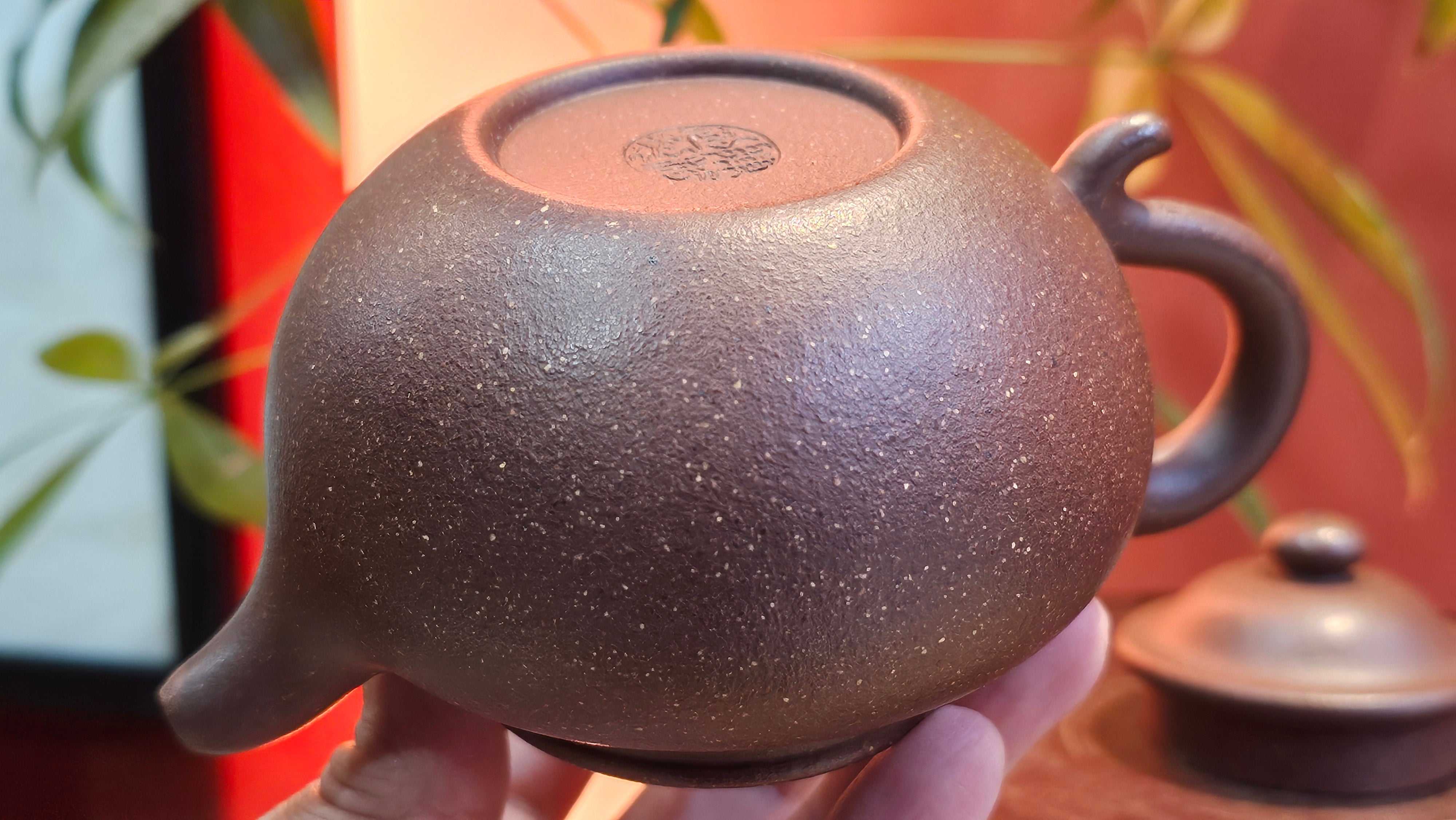 Lian Zi 莲子, 265.2ml, Lao Zi Ni 老紫泥 (Particular High Graininess, and Low Sieve Count), by Craftsman Chen Fa Chu 陈法初。