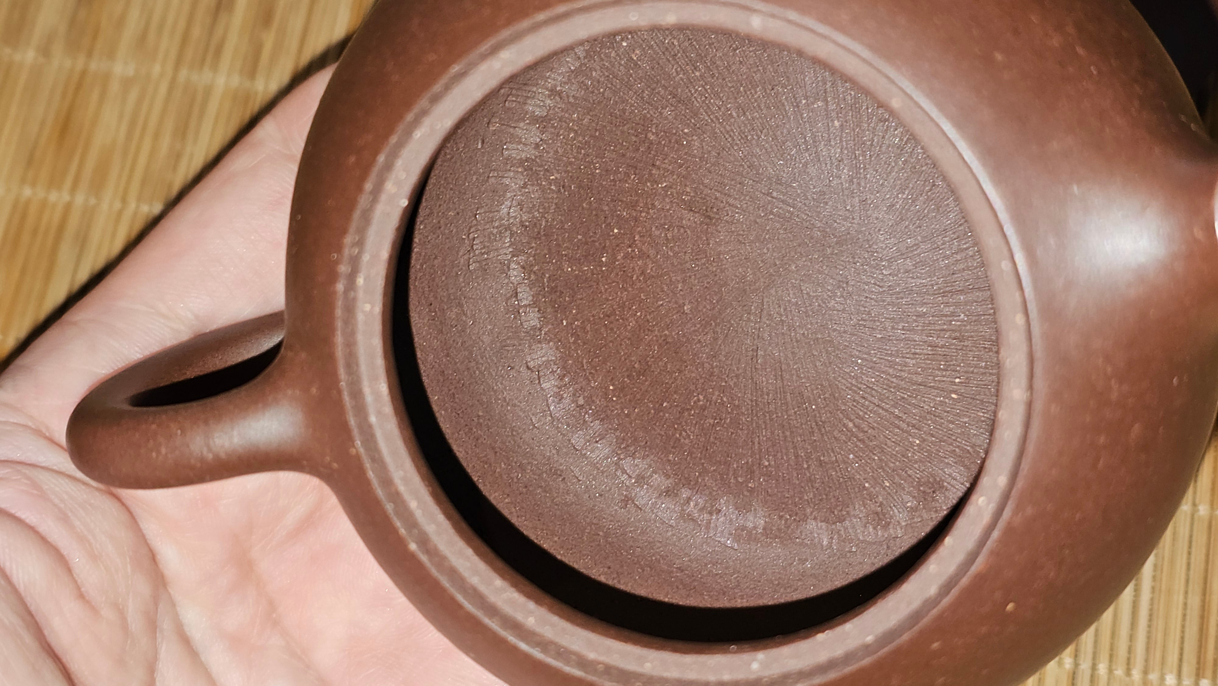 Xi Shi 西施, 156.8ml, Lao Zi Ni 老紫泥, by Craftsman Gu Xiao Ming 顾小明。