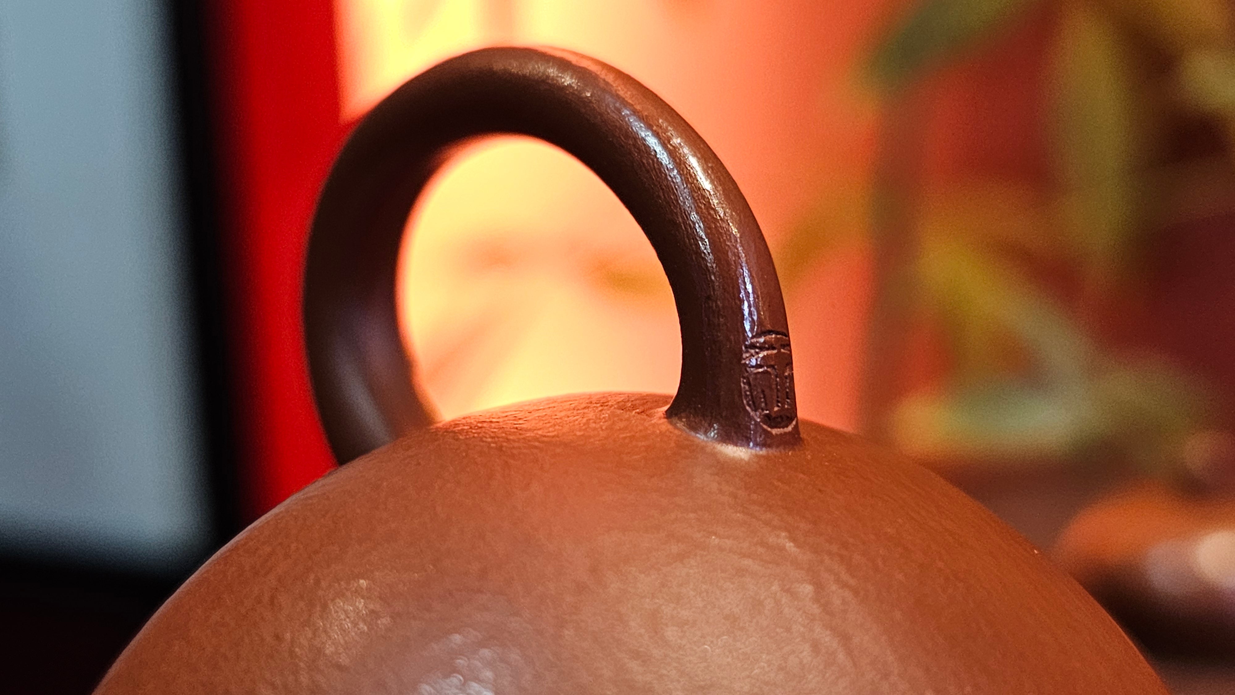 Qiu Shui 秋水 ~ "Autumn Waters" , 126.1ml, Xiao Mei Yao Zhu Ni 小煤窑朱泥,  by our Collaborative Senior Craftsman Wang Hui 王慧。