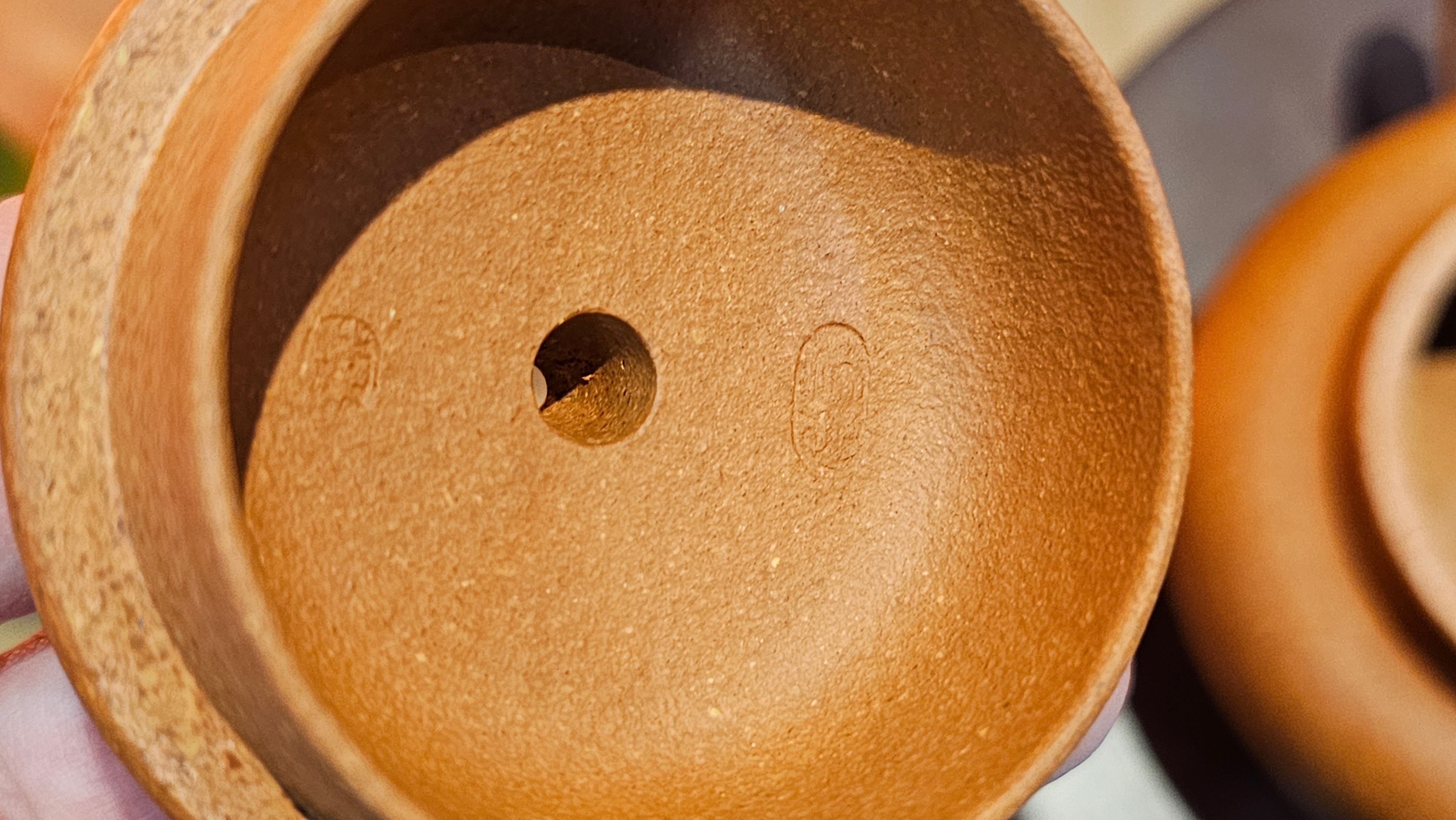 Fang Gu 仿古, 204.5ml, Huang Jiang Po Ni 黄降坡泥, by our Collaborative Craftsman Chen Fa Chu 陈法初 。