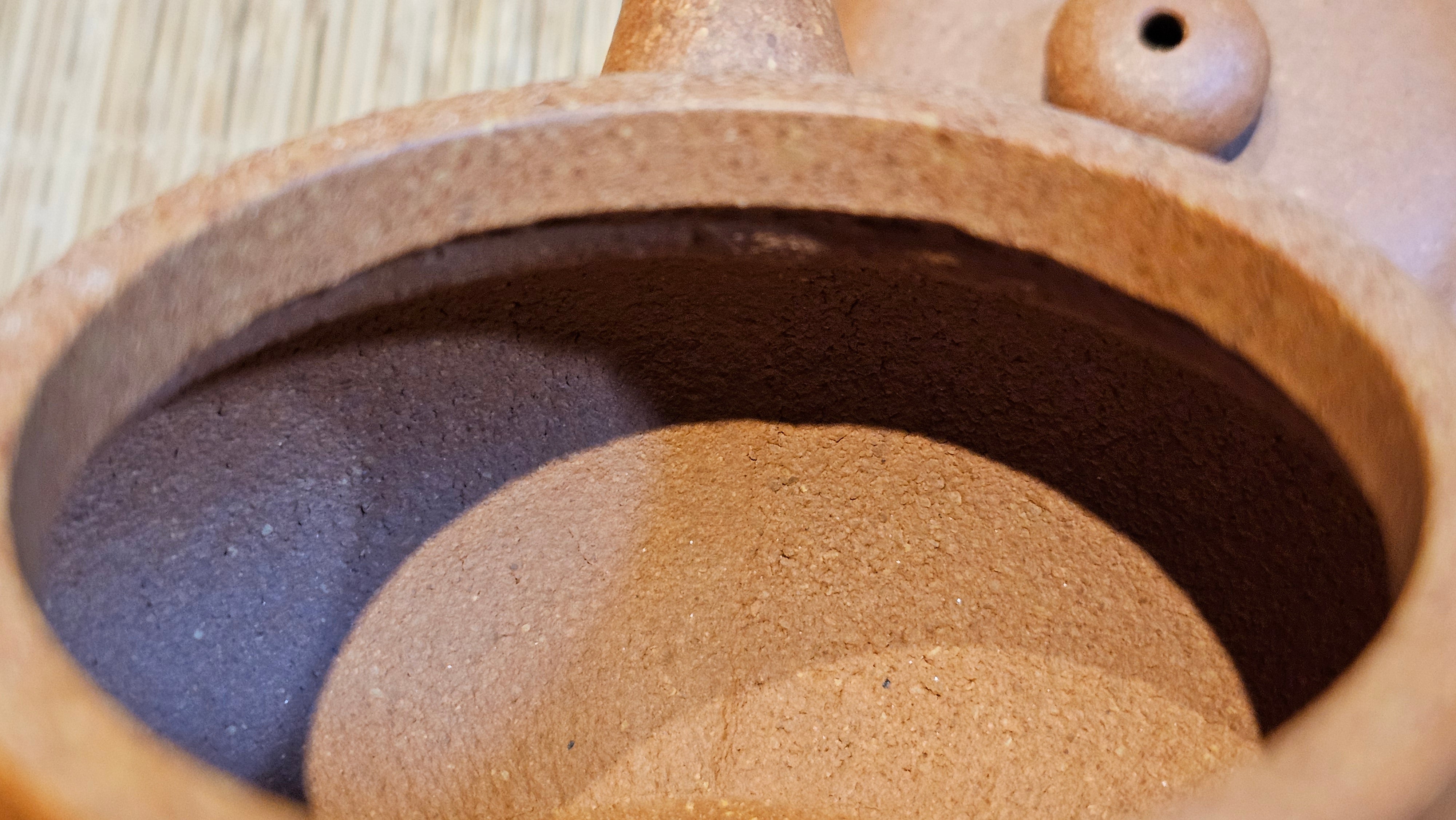 Fang Gu 仿古, 204.5ml, Huang Jiang Po Ni 黄降坡泥, by our Collaborative Craftsman Chen Fa Chu 陈法初 。