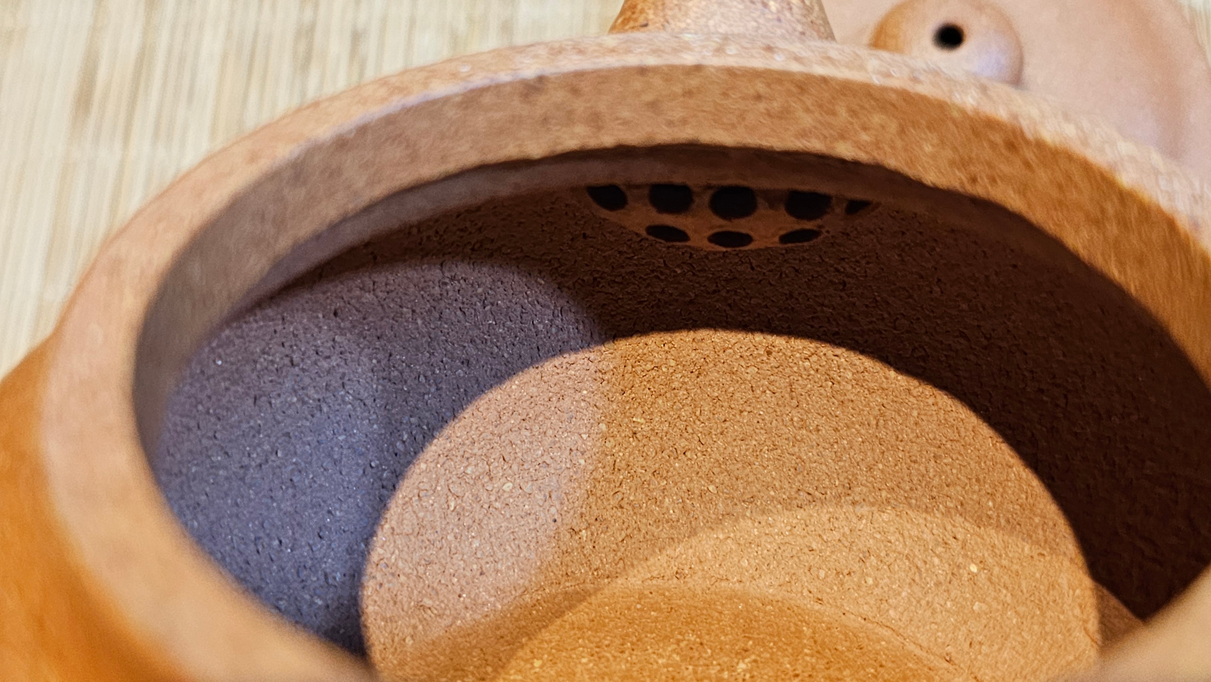 Fang Gu 仿古, 204.5ml, Huang Jiang Po Ni 黄降坡泥, by our Collaborative Craftsman Chen Fa Chu 陈法初 。