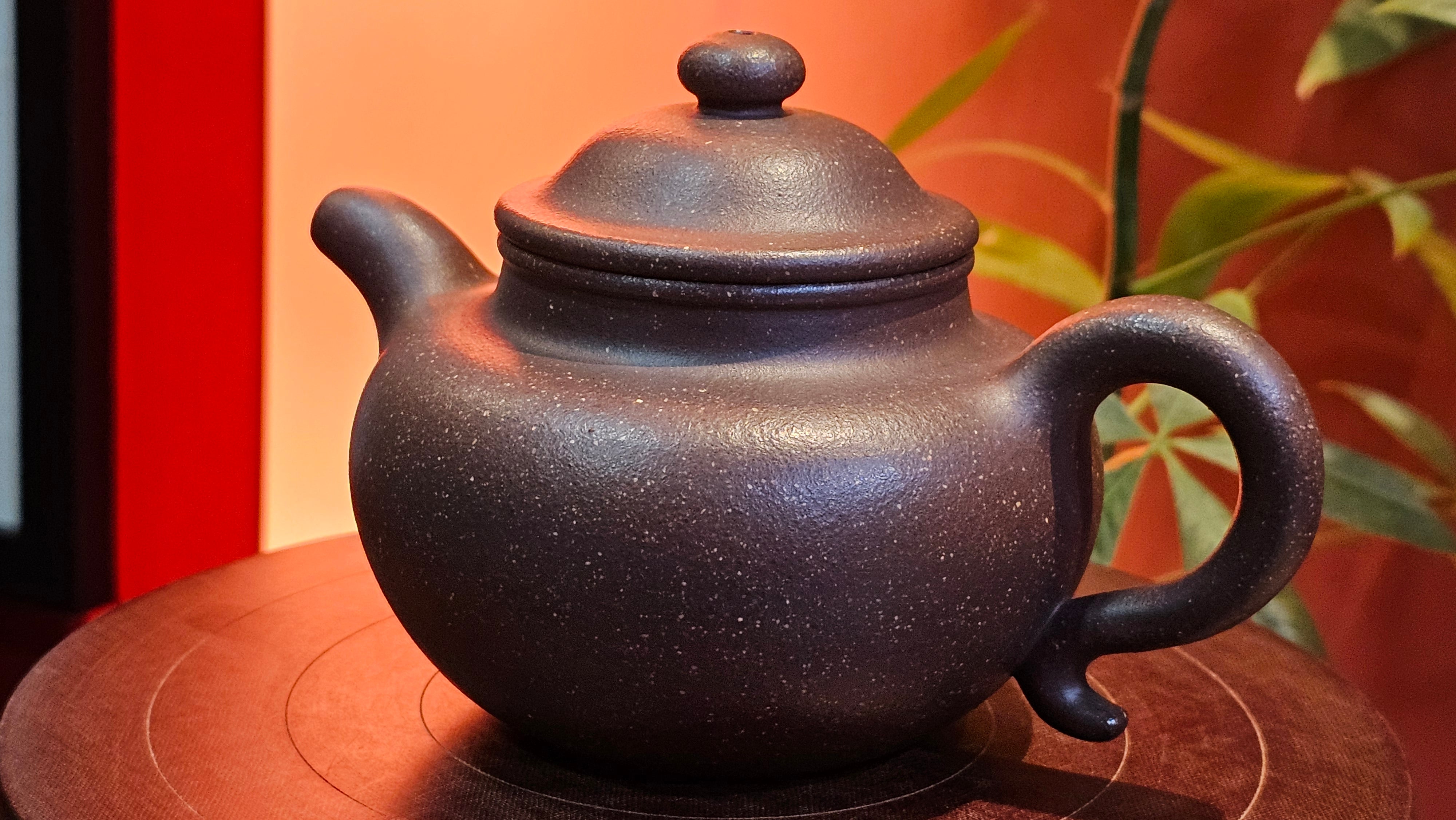 Lian Zi 莲子, 261.0ml, Lao Zi Ni 老紫泥 (Particular High Graininess, and Low Sieve Count), by Craftsman Chen Fa Chu 陈法初。