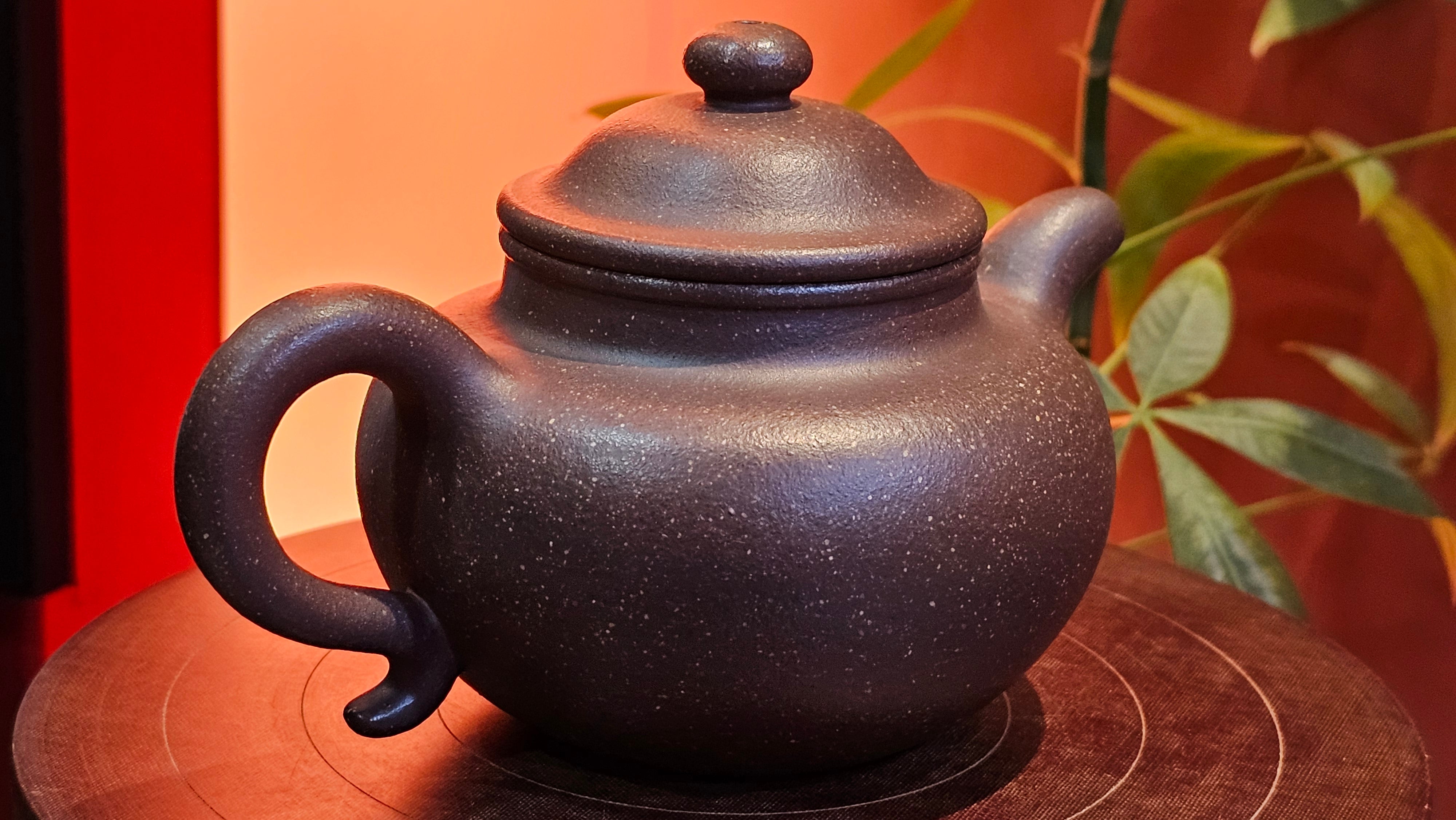 Lian Zi 莲子, 261.0ml, Lao Zi Ni 老紫泥 (Particular High Graininess, and Low Sieve Count), by Craftsman Chen Fa Chu 陈法初。