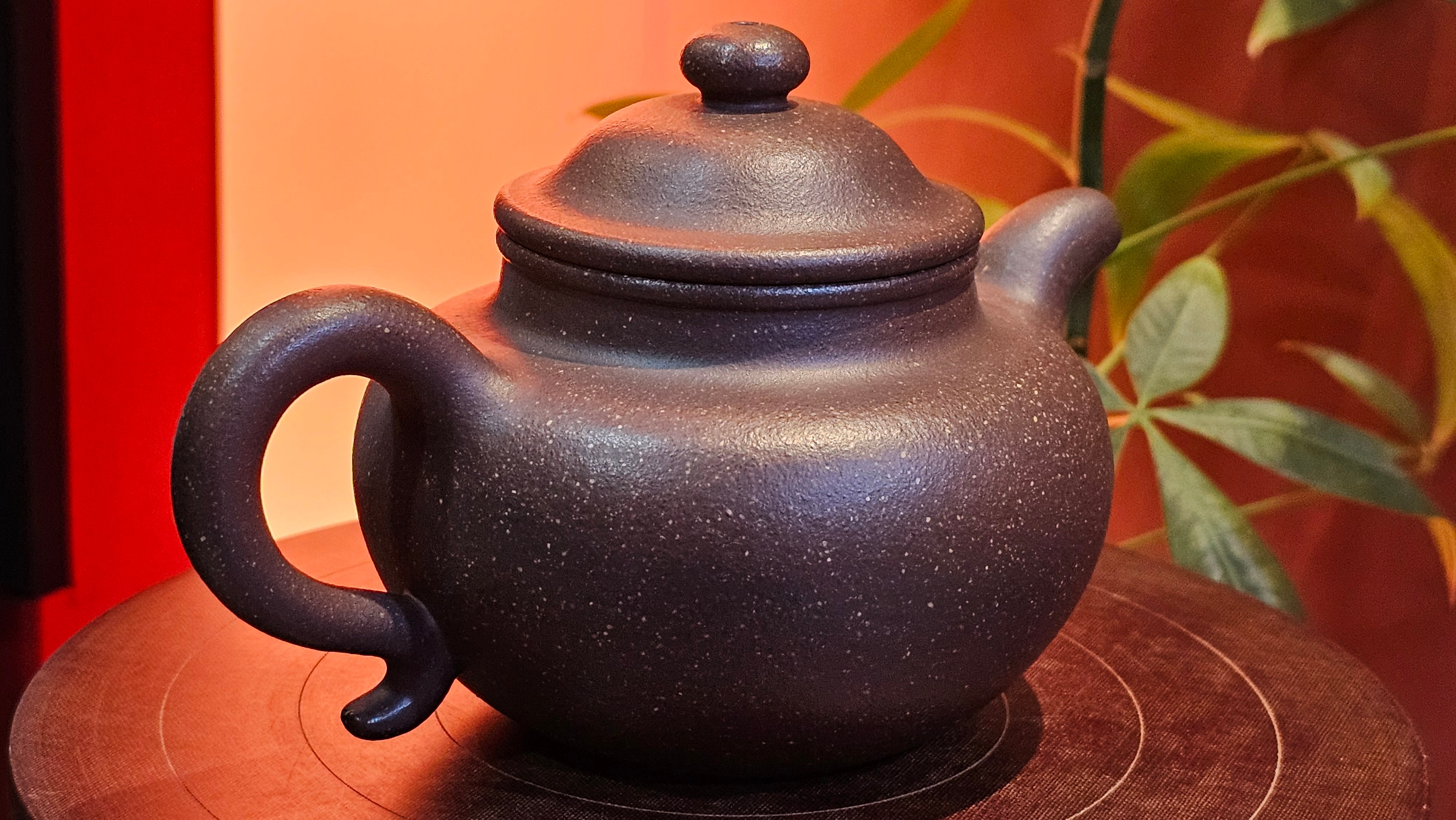 Lian Zi 莲子, 261.0ml, Lao Zi Ni 老紫泥 (Particular High Graininess, and Low Sieve Count), by Craftsman Chen Fa Chu 陈法初。