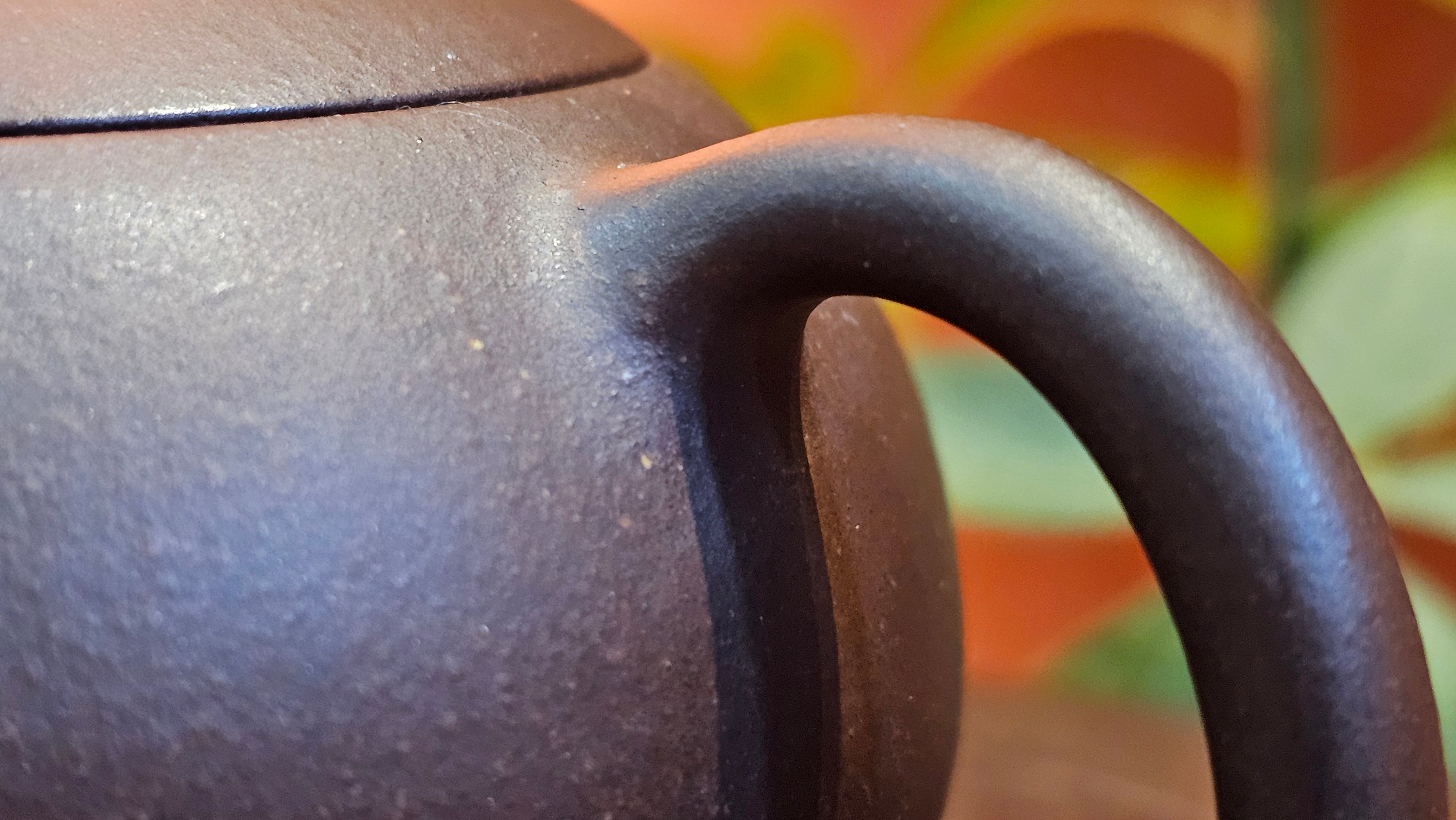 Xi Shi 西施, 155.8ml, Lao Zi Ni 老紫泥, by Craftsman Gu Xiao Ming 顾小明。