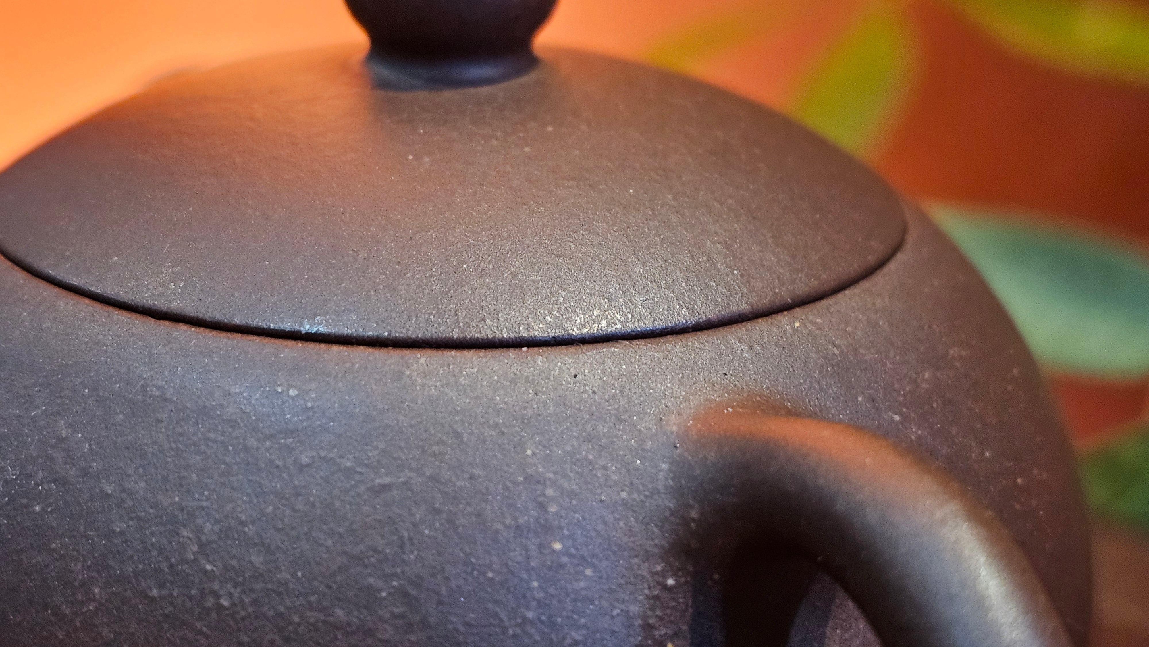 Xi Shi 西施, 155.8ml, Lao Zi Ni 老紫泥, by Craftsman Gu Xiao Ming 顾小明。