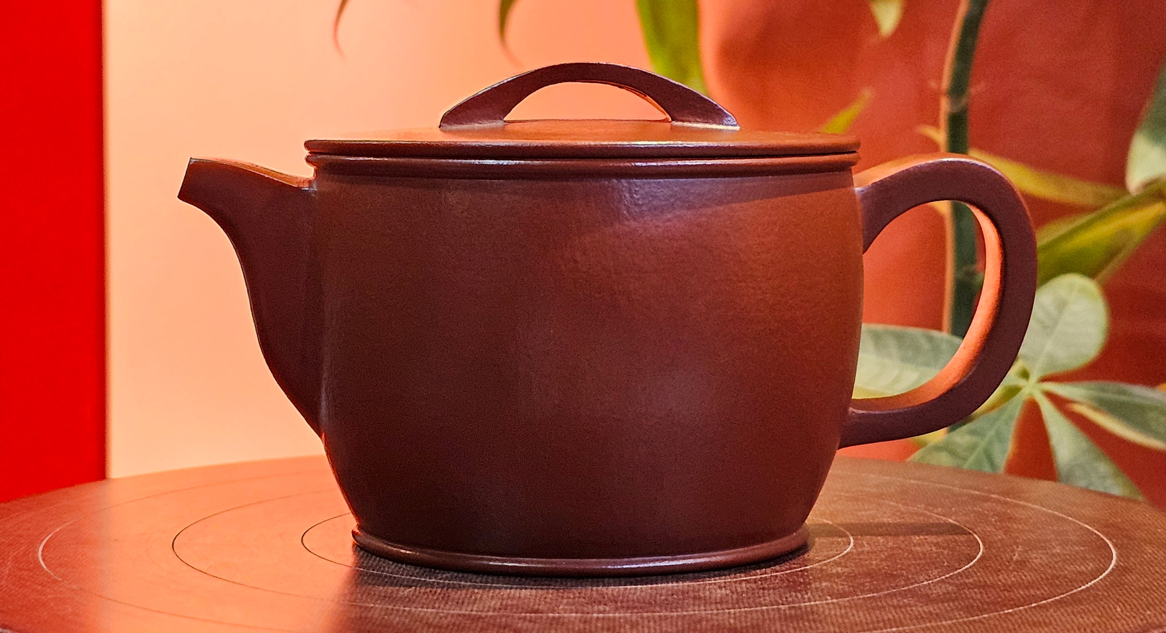 Han Wa 汉瓦, 171.5ml, Xiao Mei Yao Zhu Ni 小煤窑朱泥, by our Collaborative Craftsman Zhai Yi Yao 翟一耀。