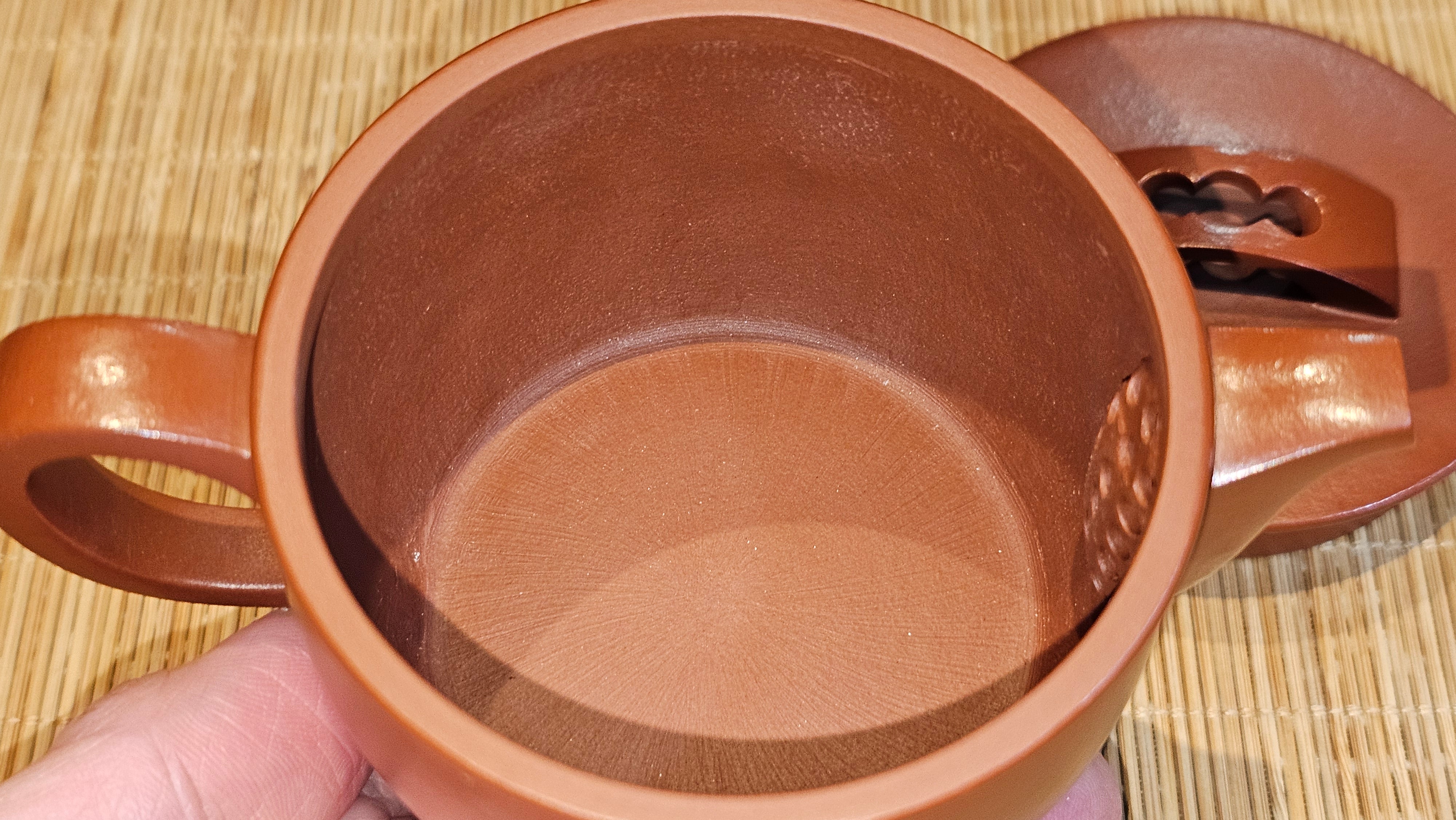 Han Wa 汉瓦, 171.5ml, Xiao Mei Yao Zhu Ni 小煤窑朱泥, by our Collaborative Craftsman Zhai Yi Yao 翟一耀。