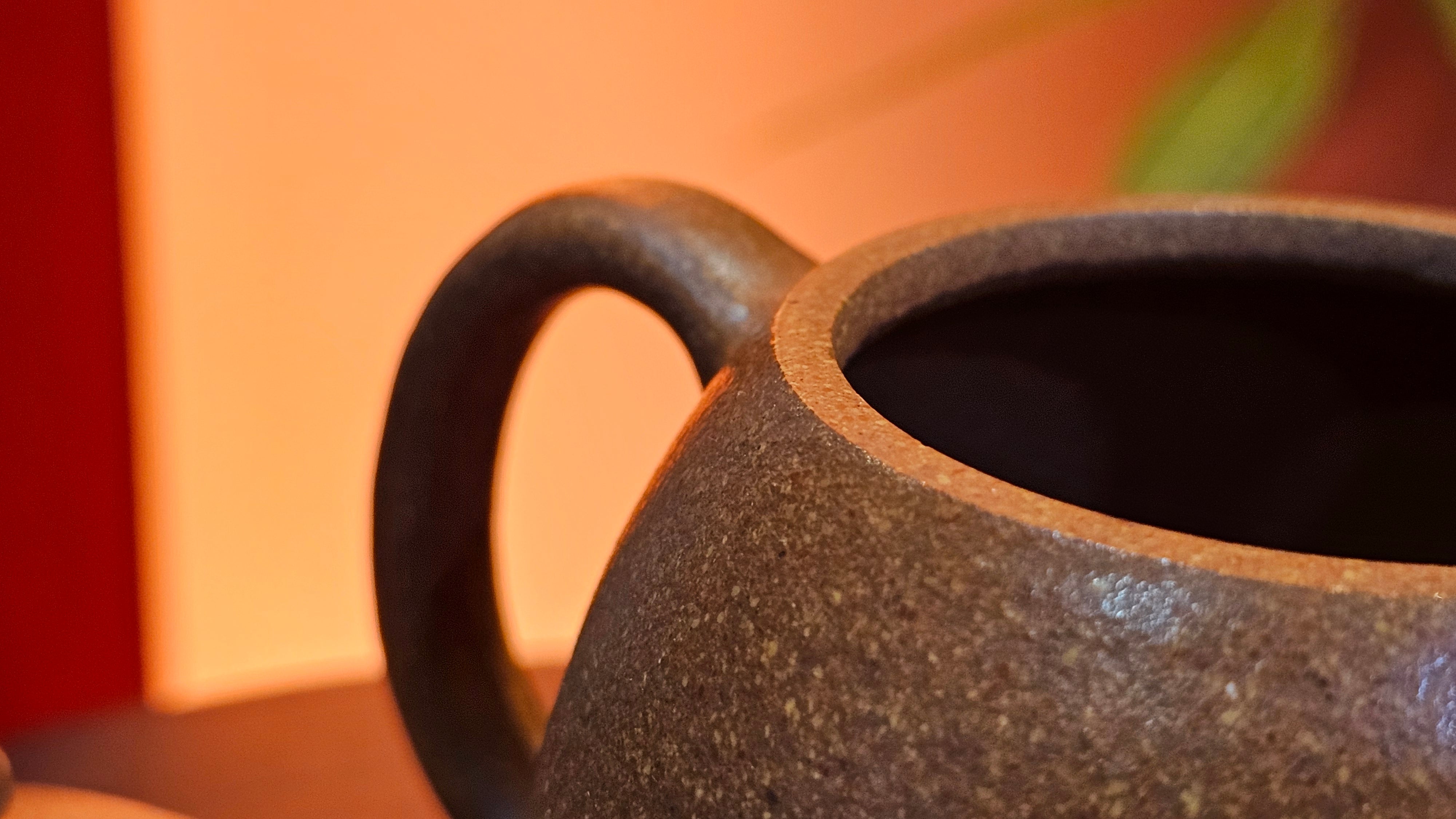 Long Dan 龙蛋 ~"Dragon's Egg", 180.3ml, Huang Jiang Po Ni 黄降坡泥, by our Collaborative Craftsman Chen Hua Jun 陈华军。