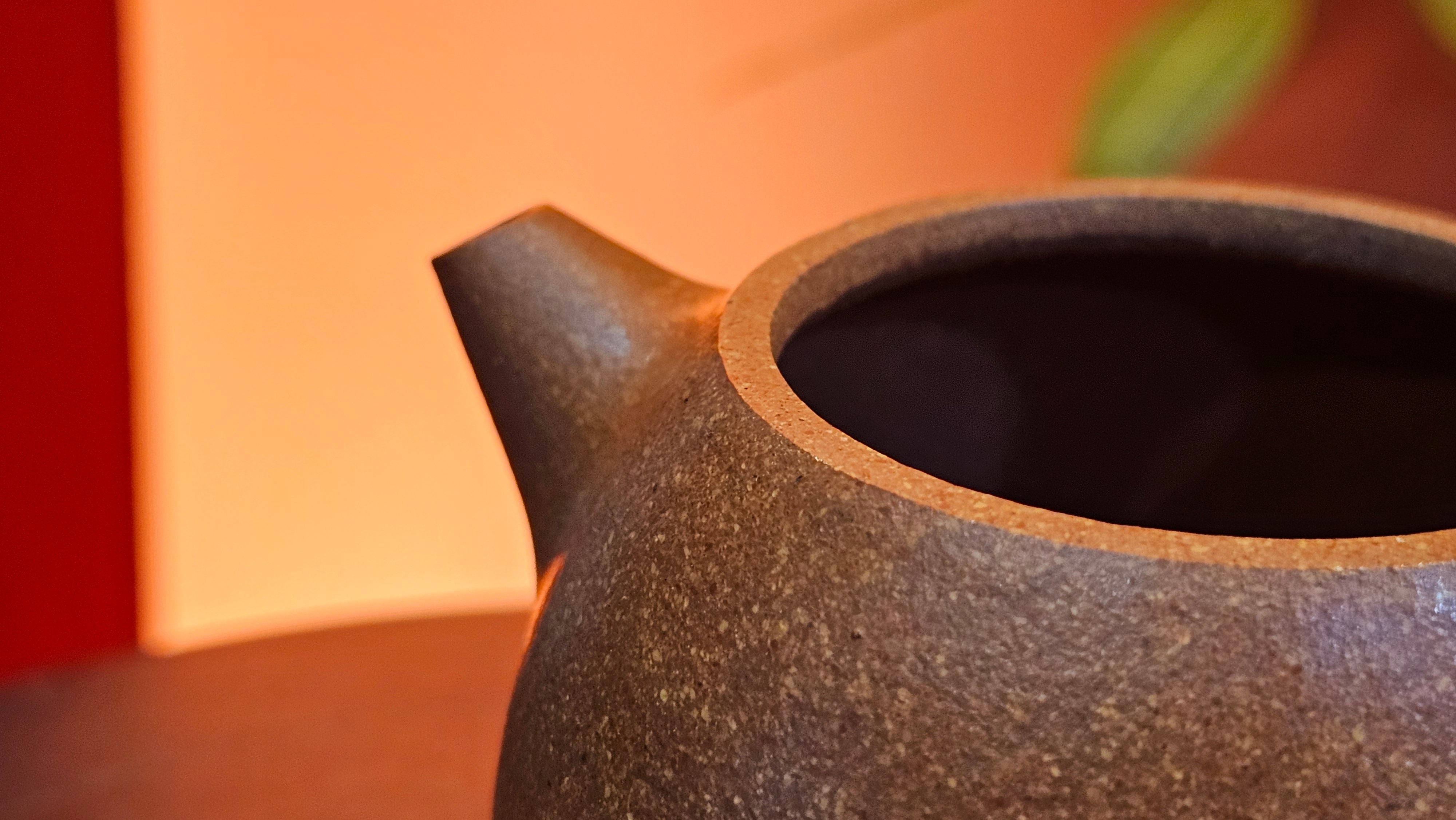 Long Dan 龙蛋 ~"Dragon's Egg", 180.3ml, Huang Jiang Po Ni 黄降坡泥, by our Collaborative Craftsman Chen Hua Jun 陈华军。