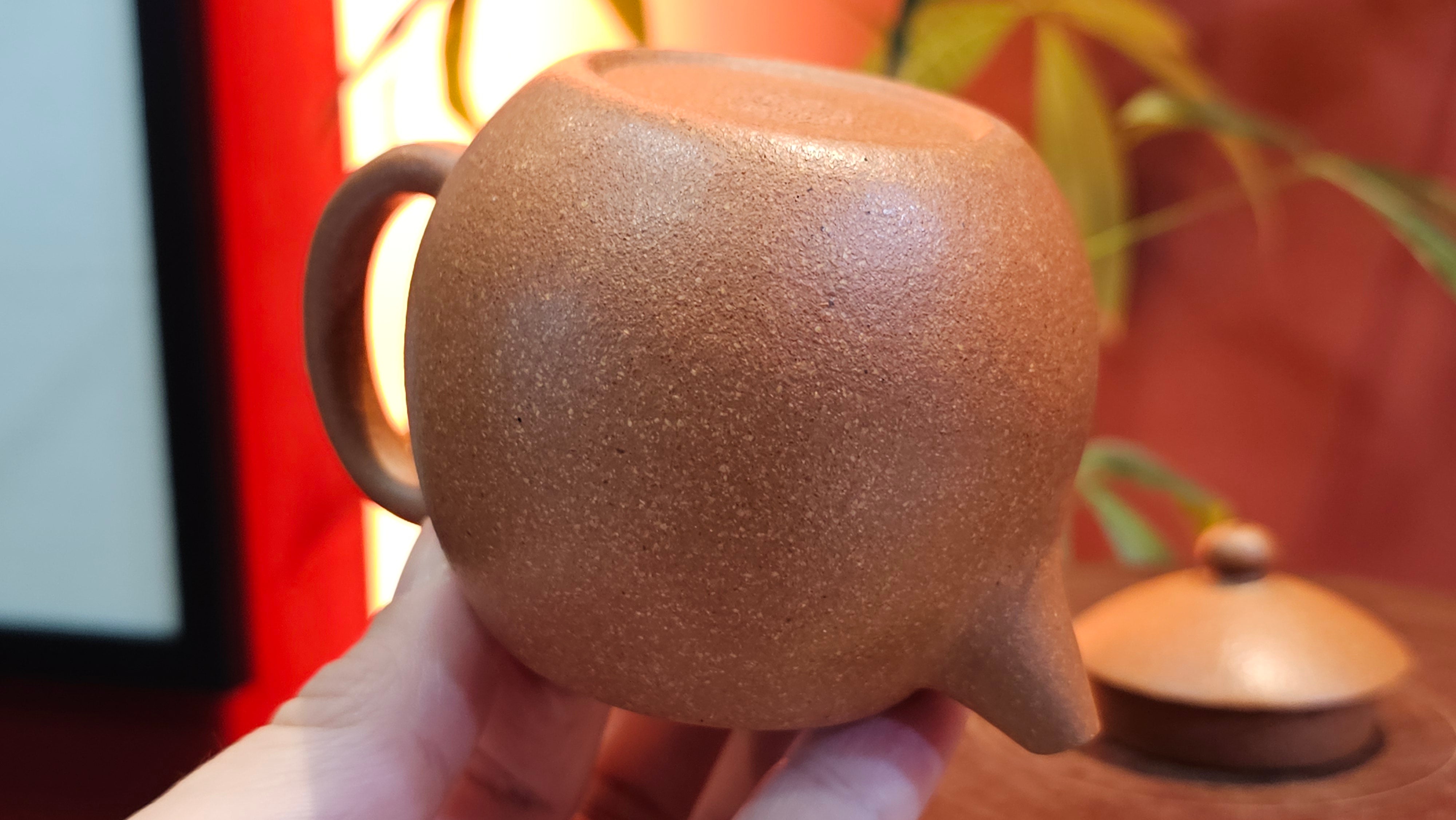 Long Dan 龙蛋 ~"Dragon's Egg", 180.3ml, Huang Jiang Po Ni 黄降坡泥, by our Collaborative Craftsman Chen Hua Jun 陈华军。