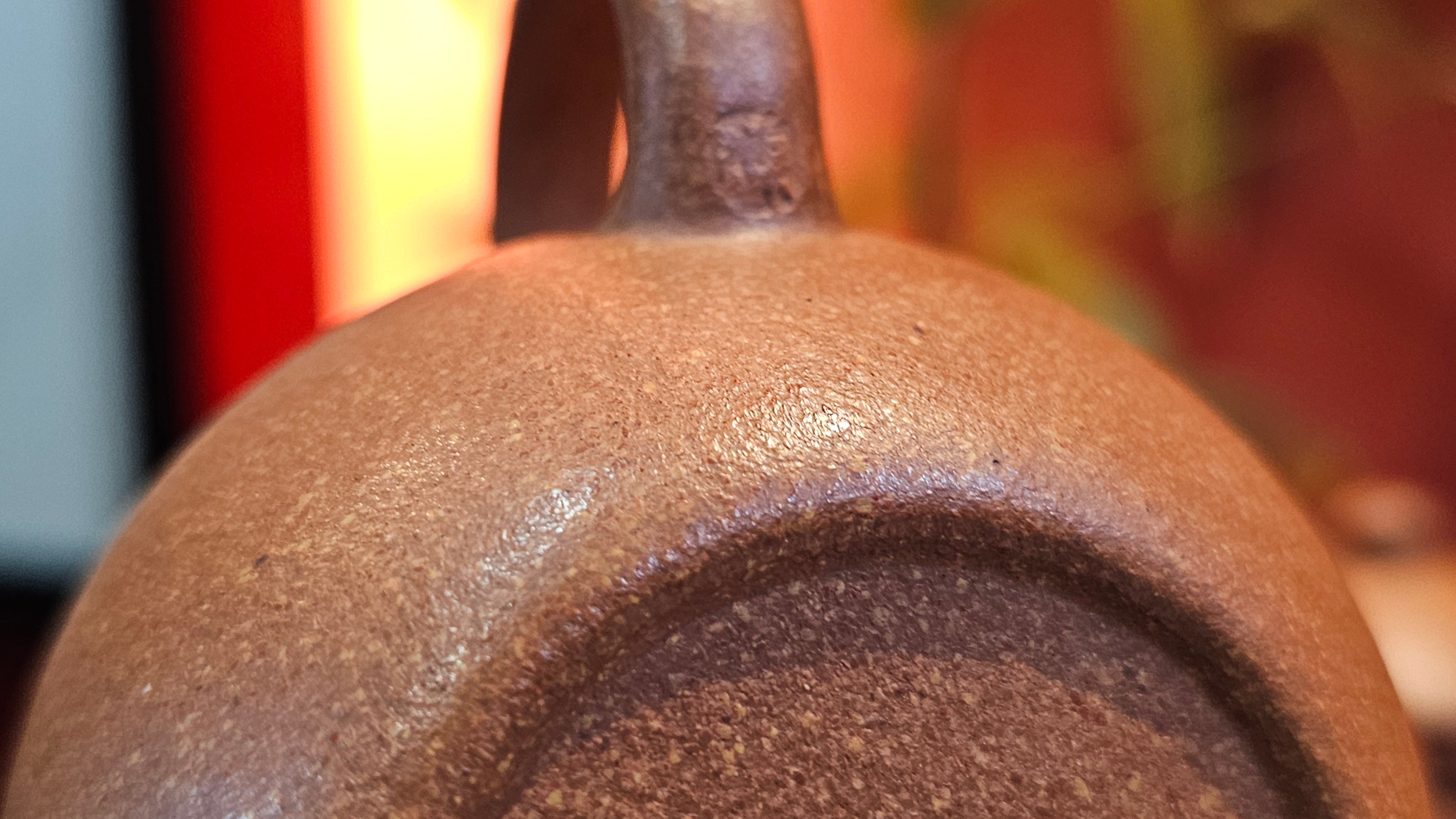 Long Dan 龙蛋 ~"Dragon's Egg", 180.3ml, Huang Jiang Po Ni 黄降坡泥, by our Collaborative Craftsman Chen Hua Jun 陈华军。