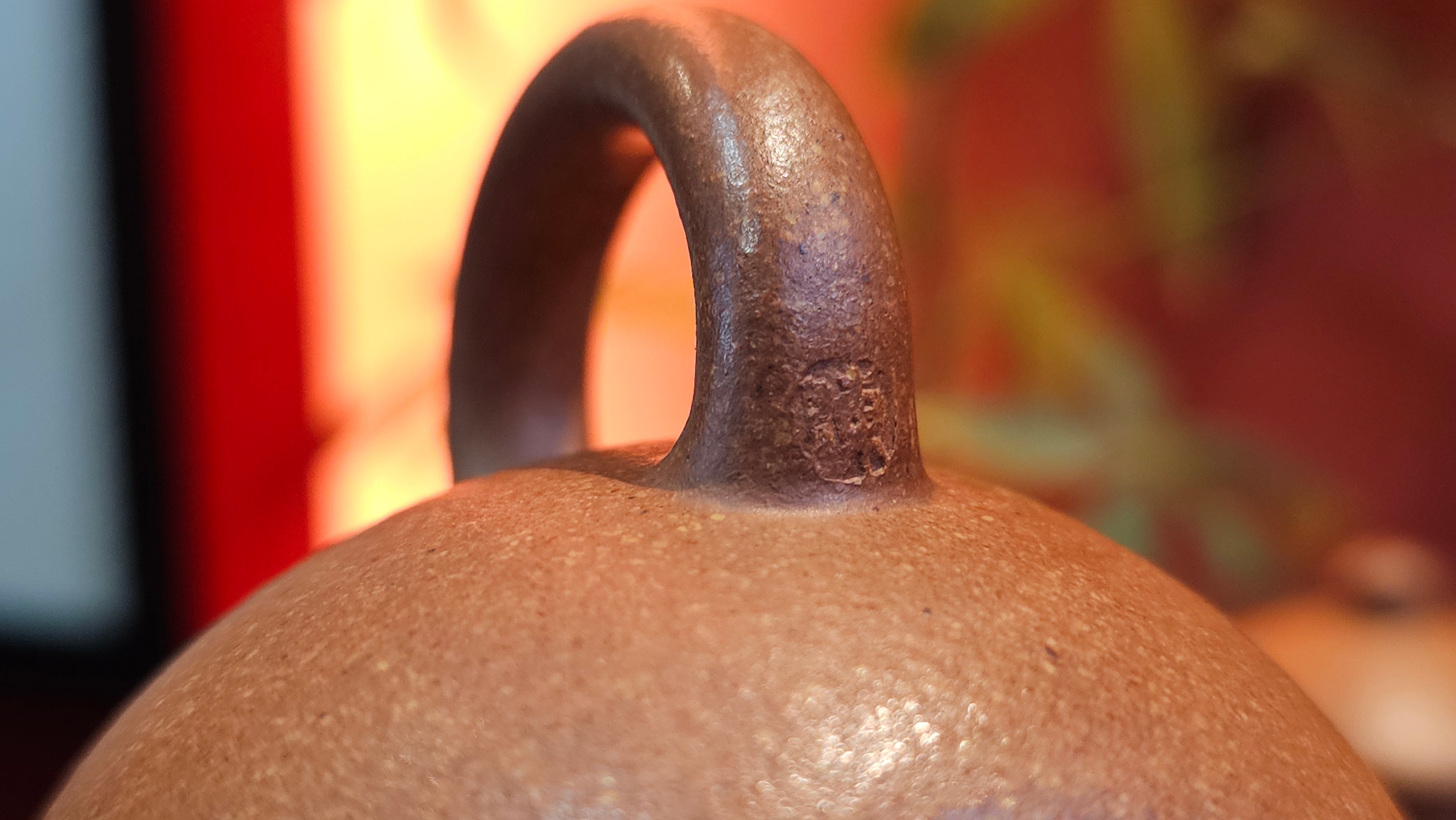 Long Dan 龙蛋 ~"Dragon's Egg", 180.3ml, Huang Jiang Po Ni 黄降坡泥, by our Collaborative Craftsman Chen Hua Jun 陈华军。