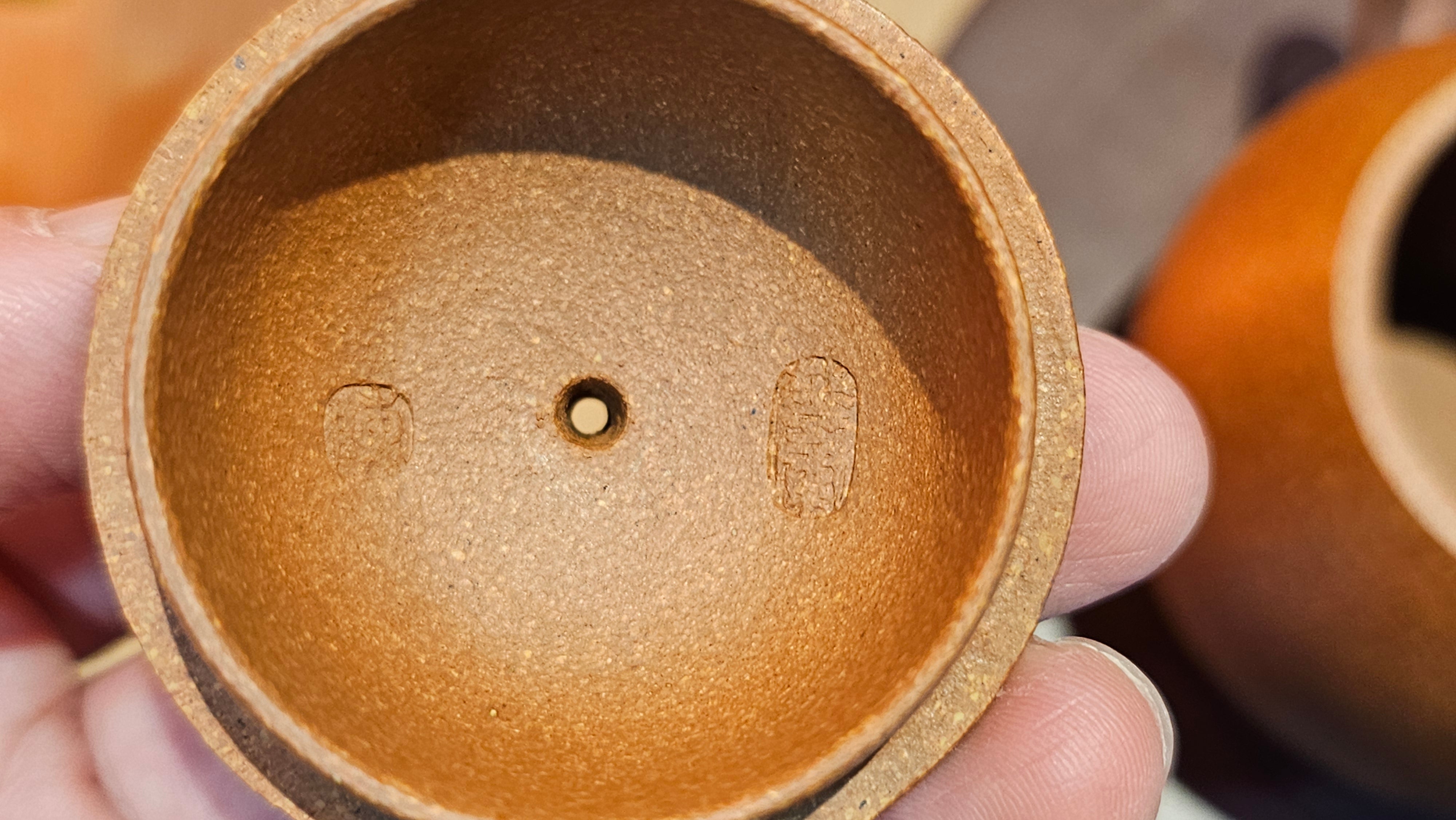 Long Dan 龙蛋 ~"Dragon's Egg", 180.3ml, Huang Jiang Po Ni 黄降坡泥, by our Collaborative Craftsman Chen Hua Jun 陈华军。