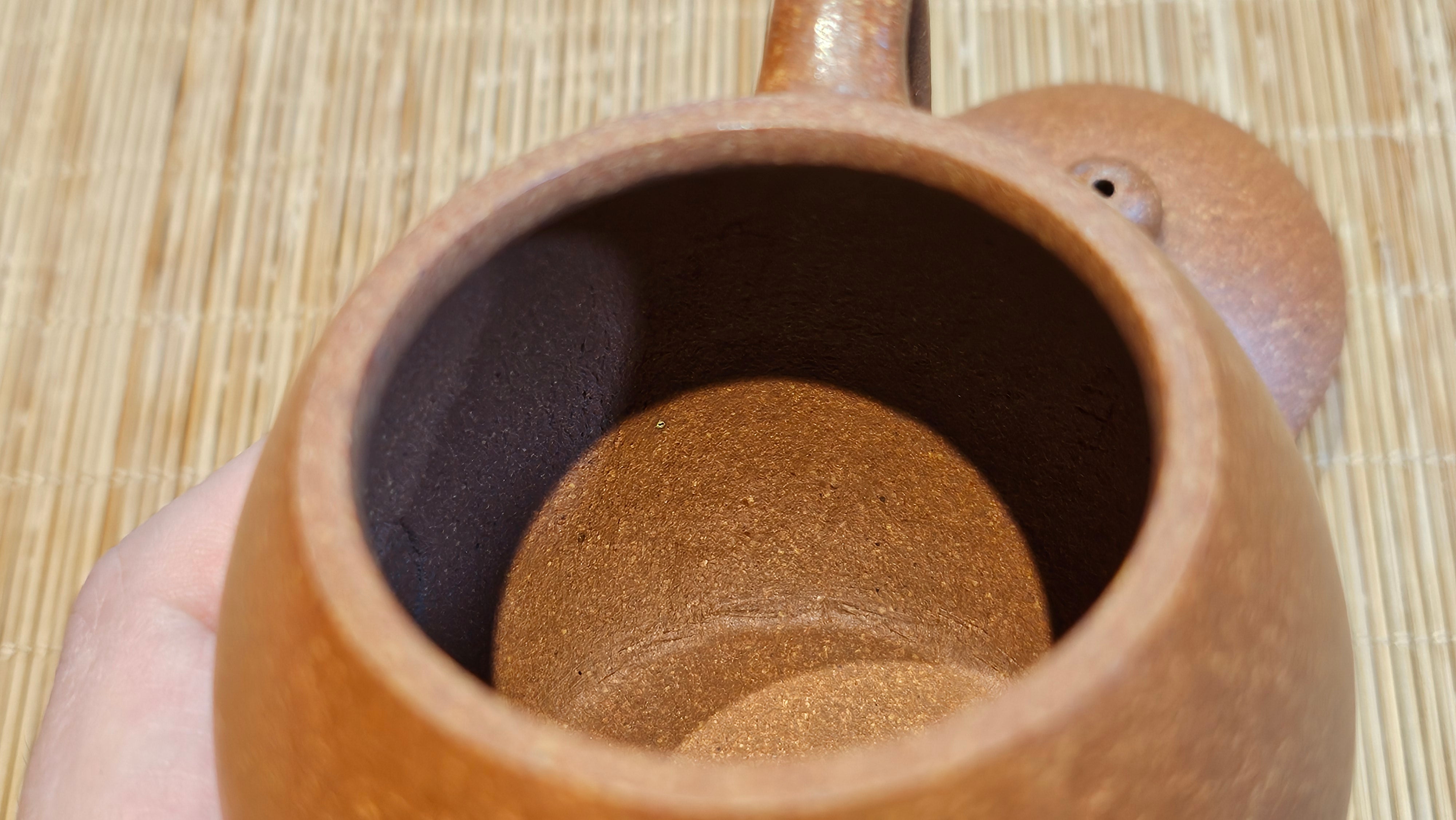 Long Dan 龙蛋 ~"Dragon's Egg", 180.3ml, Huang Jiang Po Ni 黄降坡泥, by our Collaborative Craftsman Chen Hua Jun 陈华军。