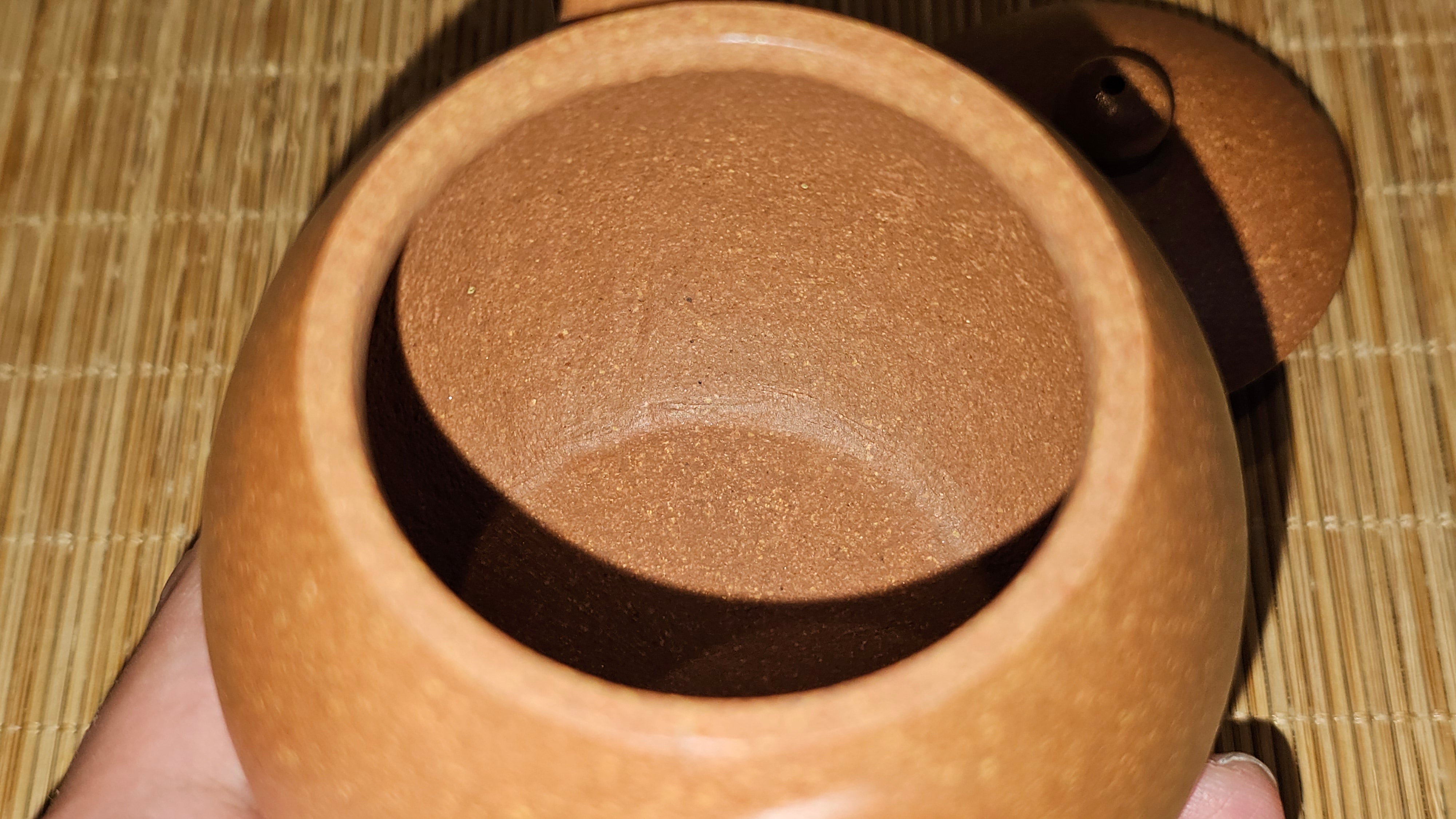 Long Dan 龙蛋 ~"Dragon's Egg", 180.3ml, Huang Jiang Po Ni 黄降坡泥, by our Collaborative Craftsman Chen Hua Jun 陈华军。