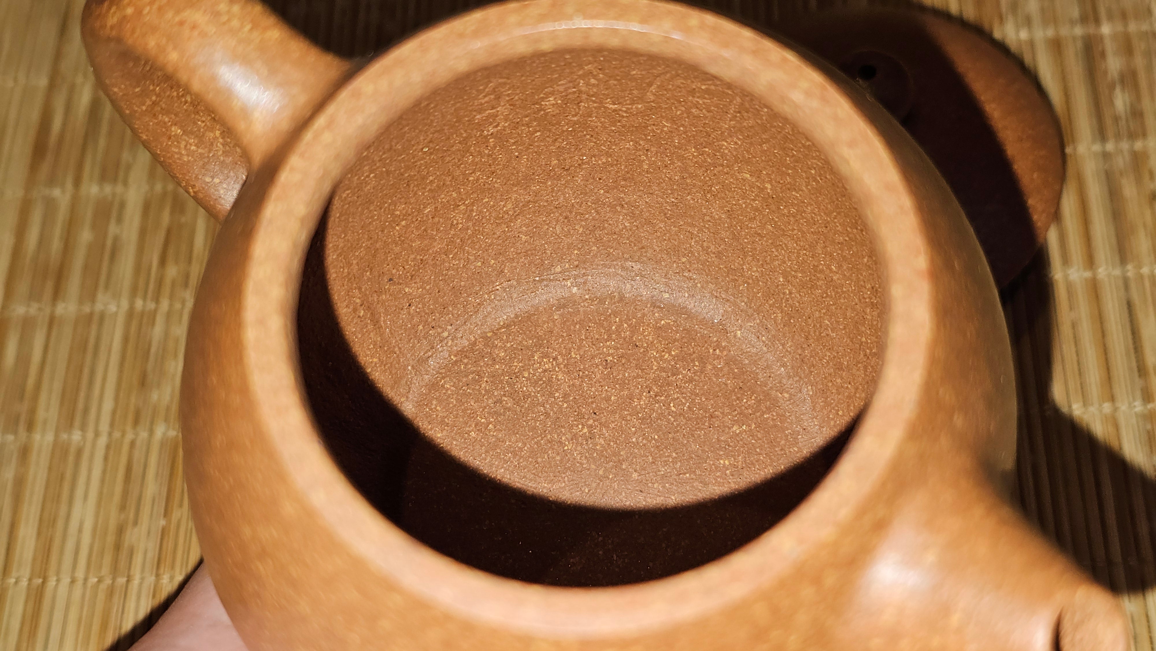 Long Dan 龙蛋 ~"Dragon's Egg", 180.3ml, Huang Jiang Po Ni 黄降坡泥, by our Collaborative Craftsman Chen Hua Jun 陈华军。