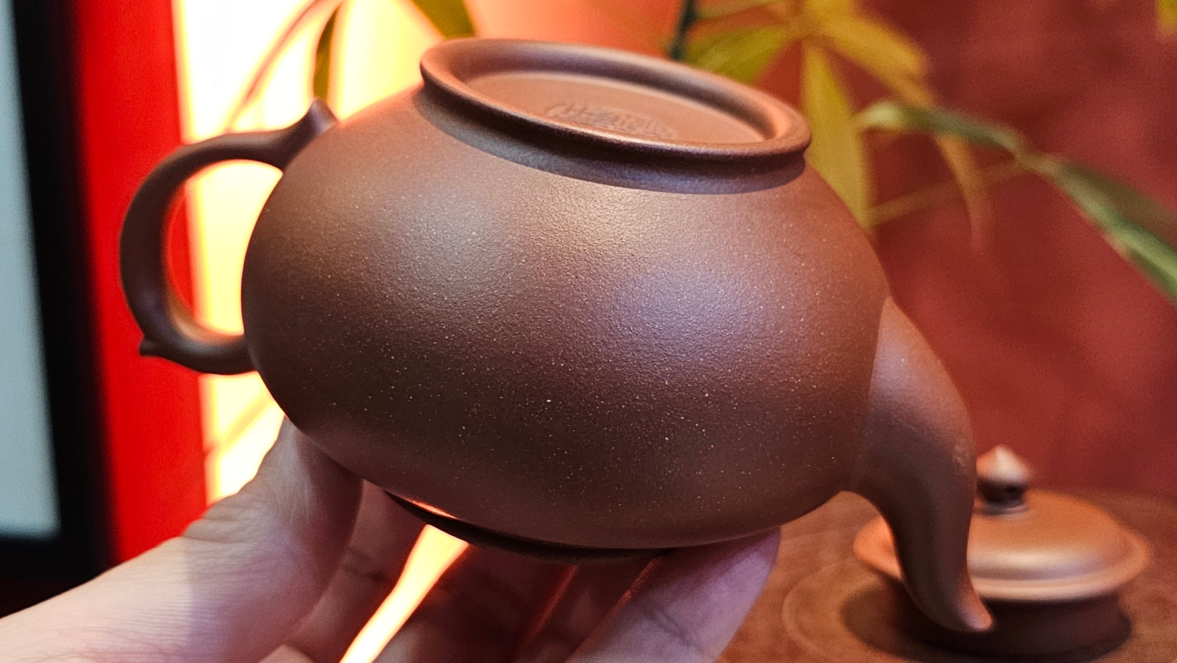 Xiao Ying 笑樱, 223.5ml, Di Cao Qing Zi Ni 底槽青紫泥, by our Collaborative Craftsman Wang Li Qin 王丽勤。