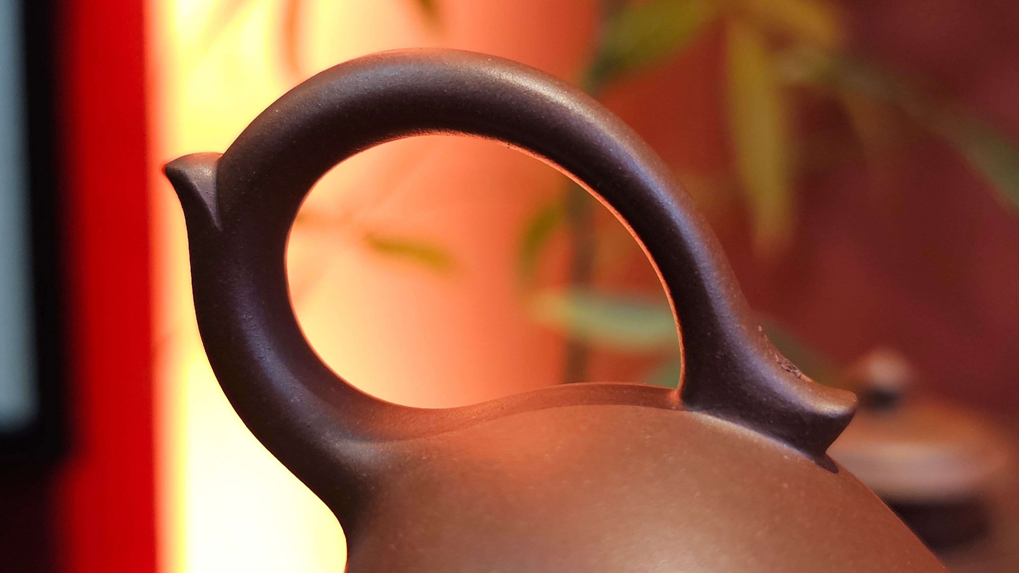 Xiao Ying 笑樱, 223.5ml, Di Cao Qing Zi Ni 底槽青紫泥, by our Collaborative Craftsman Wang Li Qin 王丽勤。