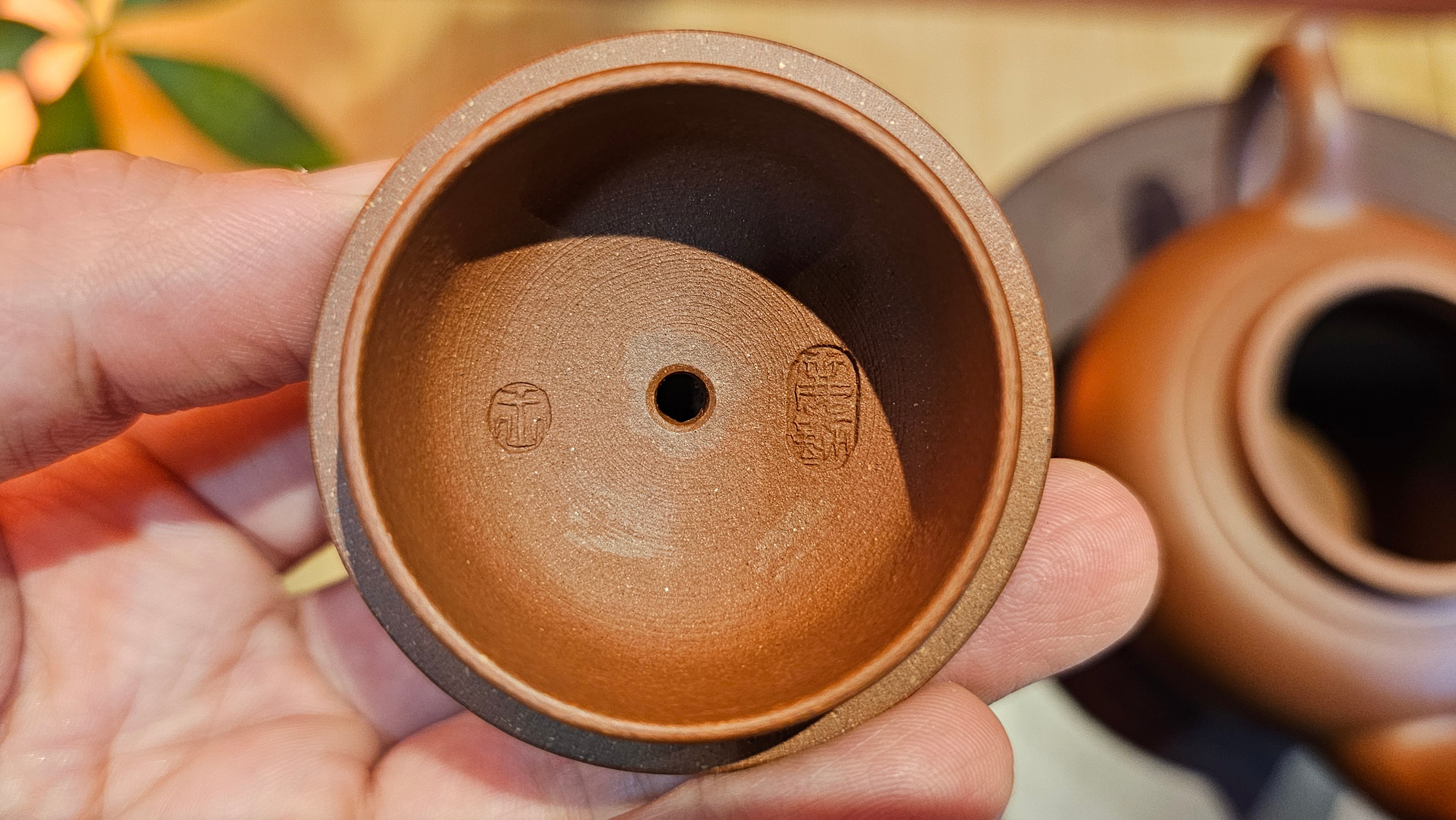 Xiao Ying 笑樱, 223.5ml, Di Cao Qing Zi Ni 底槽青紫泥, by our Collaborative Craftsman Wang Li Qin 王丽勤。