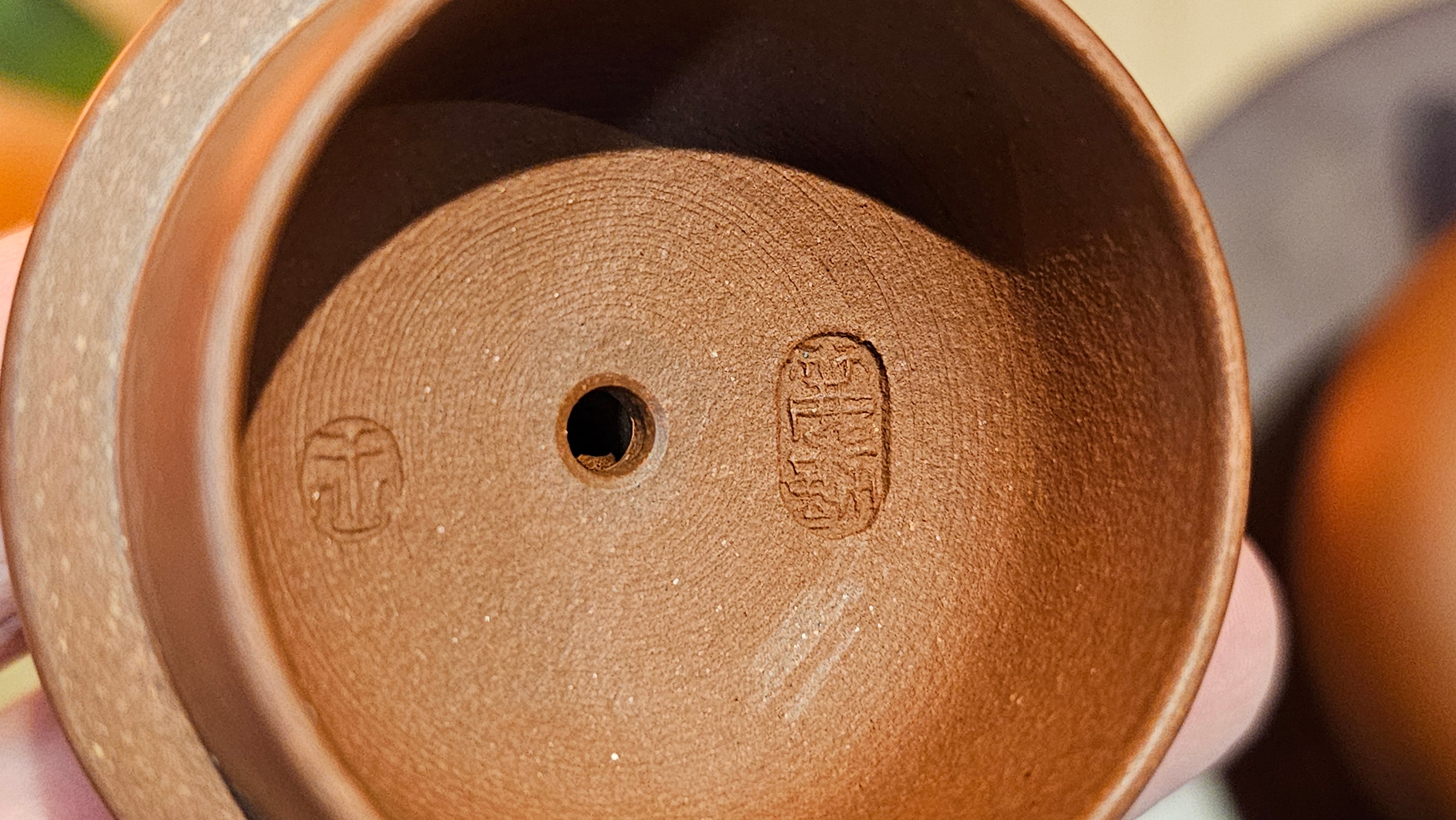 Xiao Ying 笑樱, 223.5ml, Di Cao Qing Zi Ni 底槽青紫泥, by our Collaborative Craftsman Wang Li Qin 王丽勤。