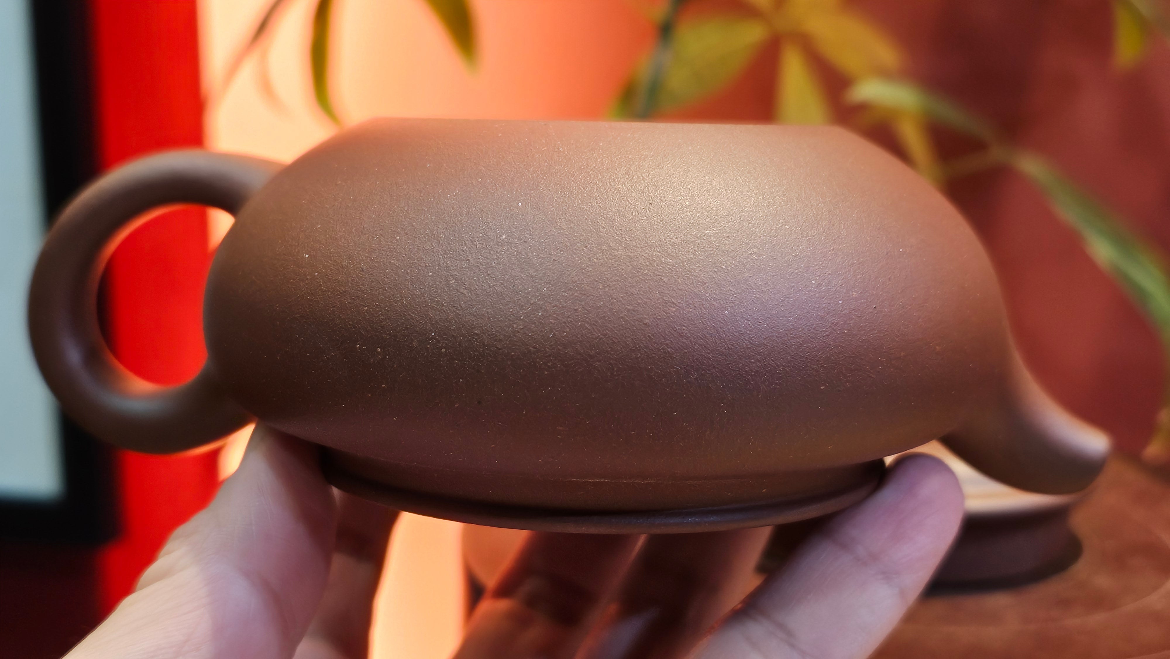 Bian Fu 扁腹, 268.6ml, Di Cao Qing Zi Ni 底槽青紫泥, by our Collaborative Craftsman Chen Fa Chu 陈法初。