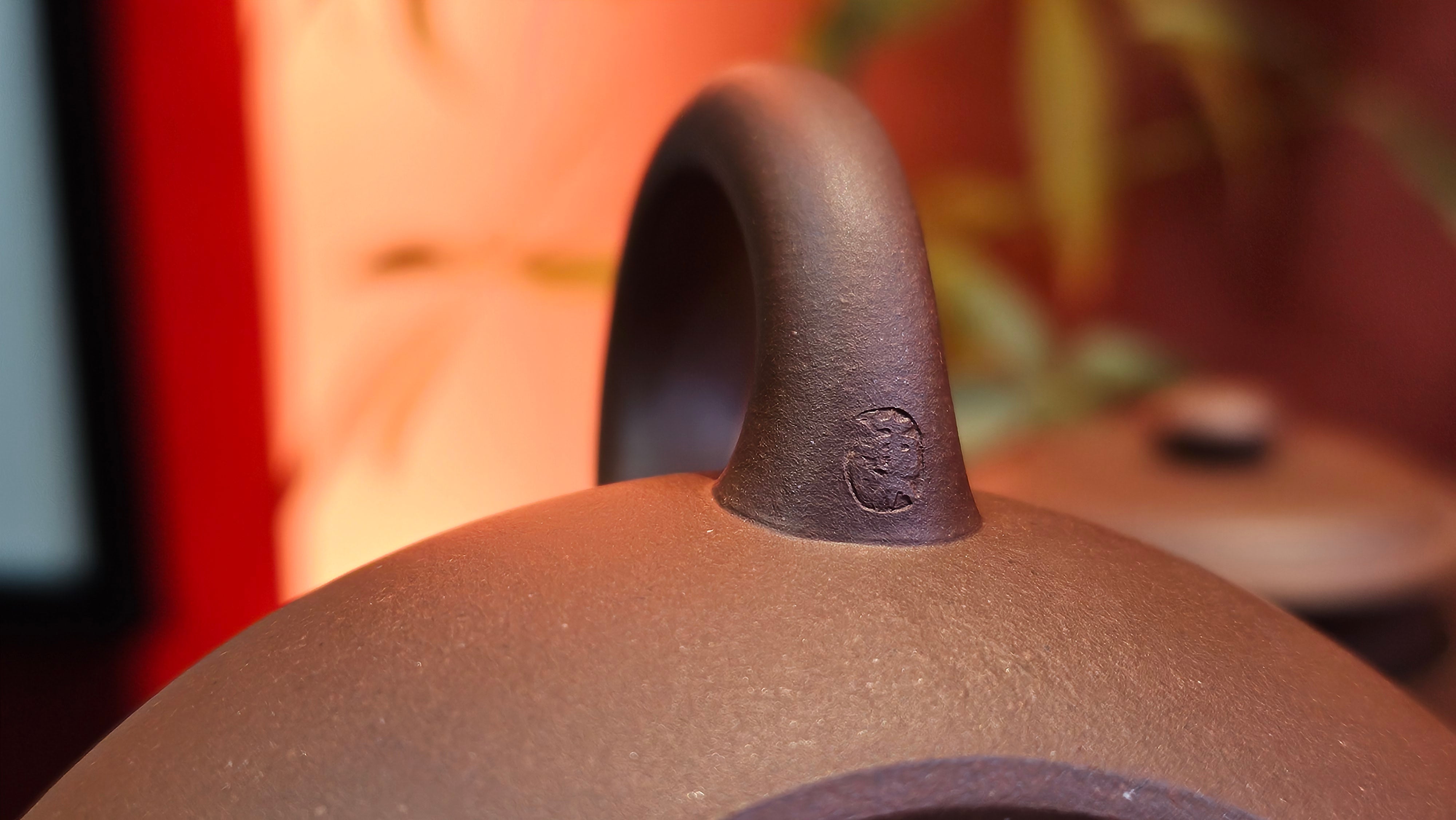 Bian Fu 扁腹, 268.6ml, Di Cao Qing Zi Ni 底槽青紫泥, by our Collaborative Craftsman Chen Fa Chu 陈法初。