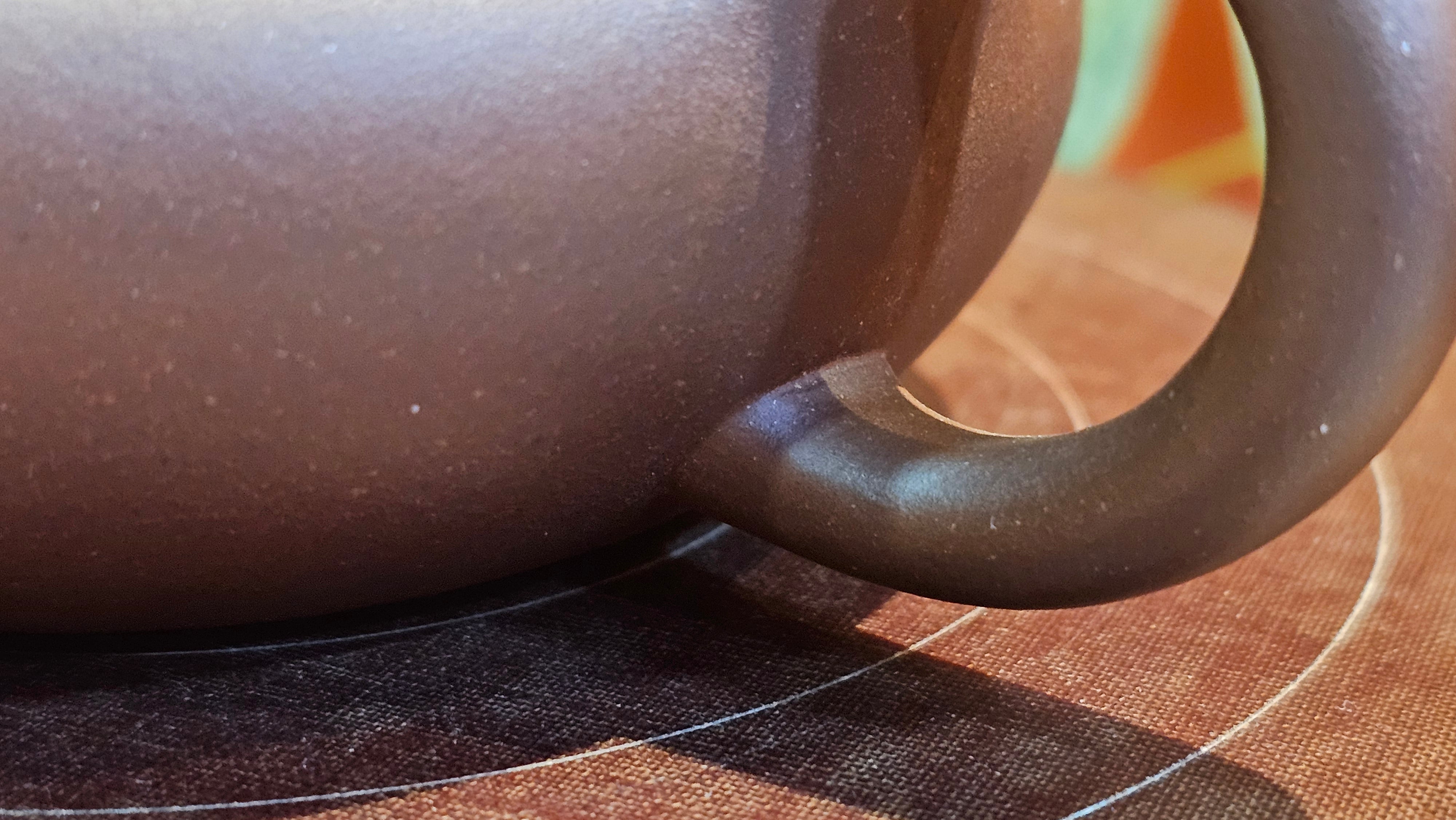 Bian Fu 扁腹, 268.6ml, Di Cao Qing Zi Ni 底槽青紫泥, by our Collaborative Craftsman Chen Fa Chu 陈法初。