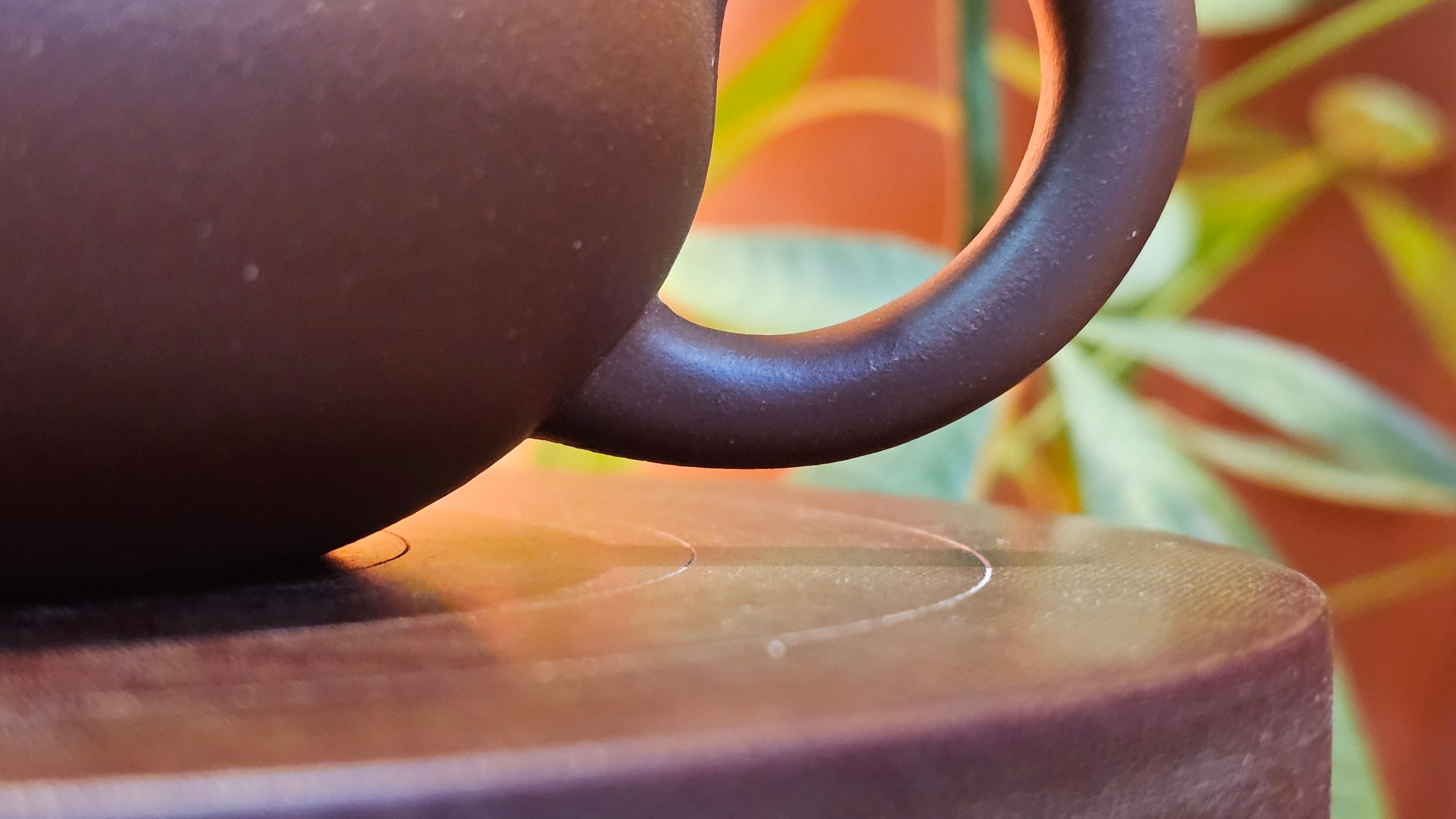 Bian Fu 扁腹, 268.6ml, Di Cao Qing Zi Ni 底槽青紫泥, by our Collaborative Craftsman Chen Fa Chu 陈法初。