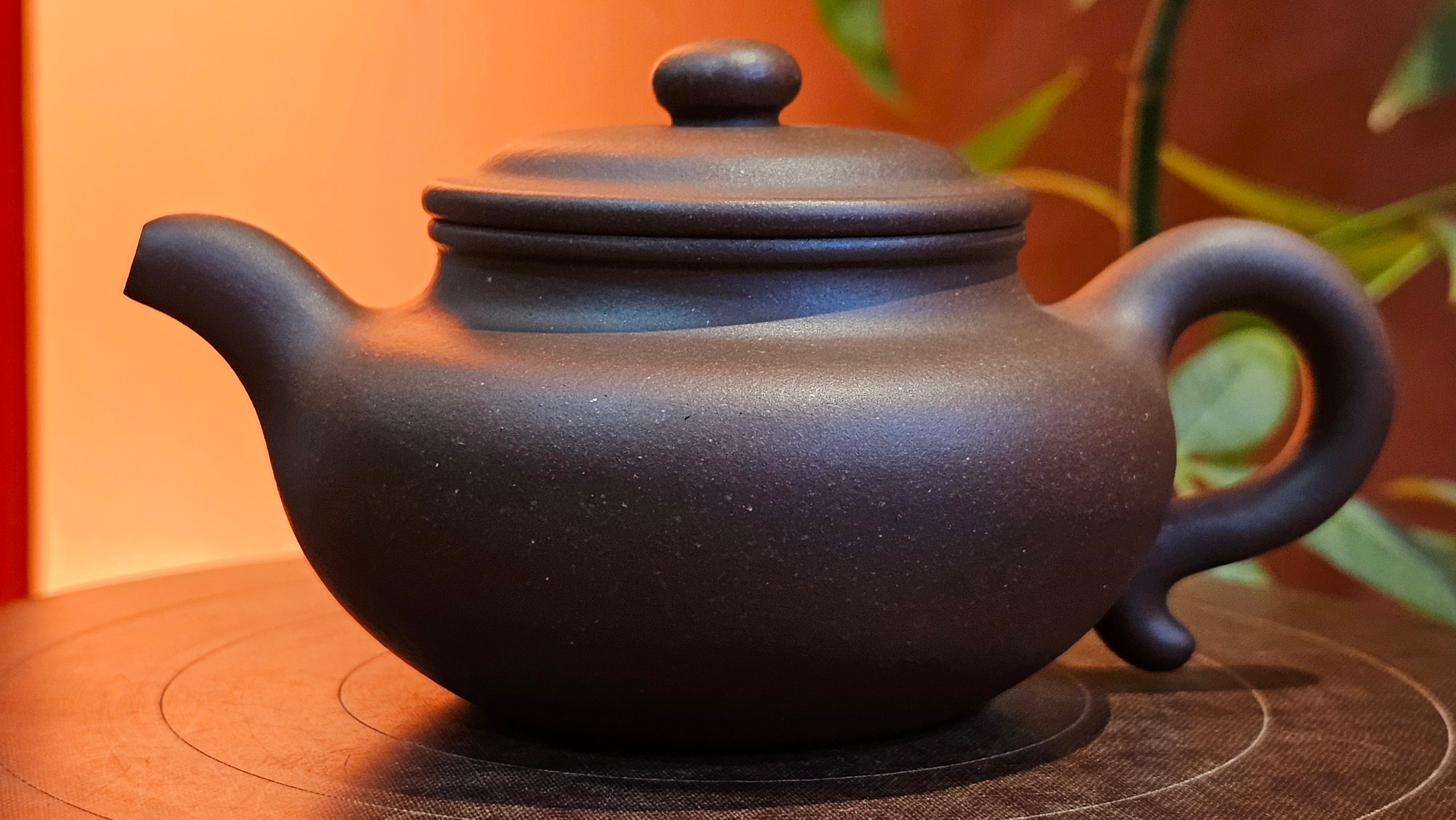 Fang Gu 仿古, 159.5ml, Lao Zi Ni 老紫泥, by our Collaborative Craftsman Chen Fa Chu 陈法初。