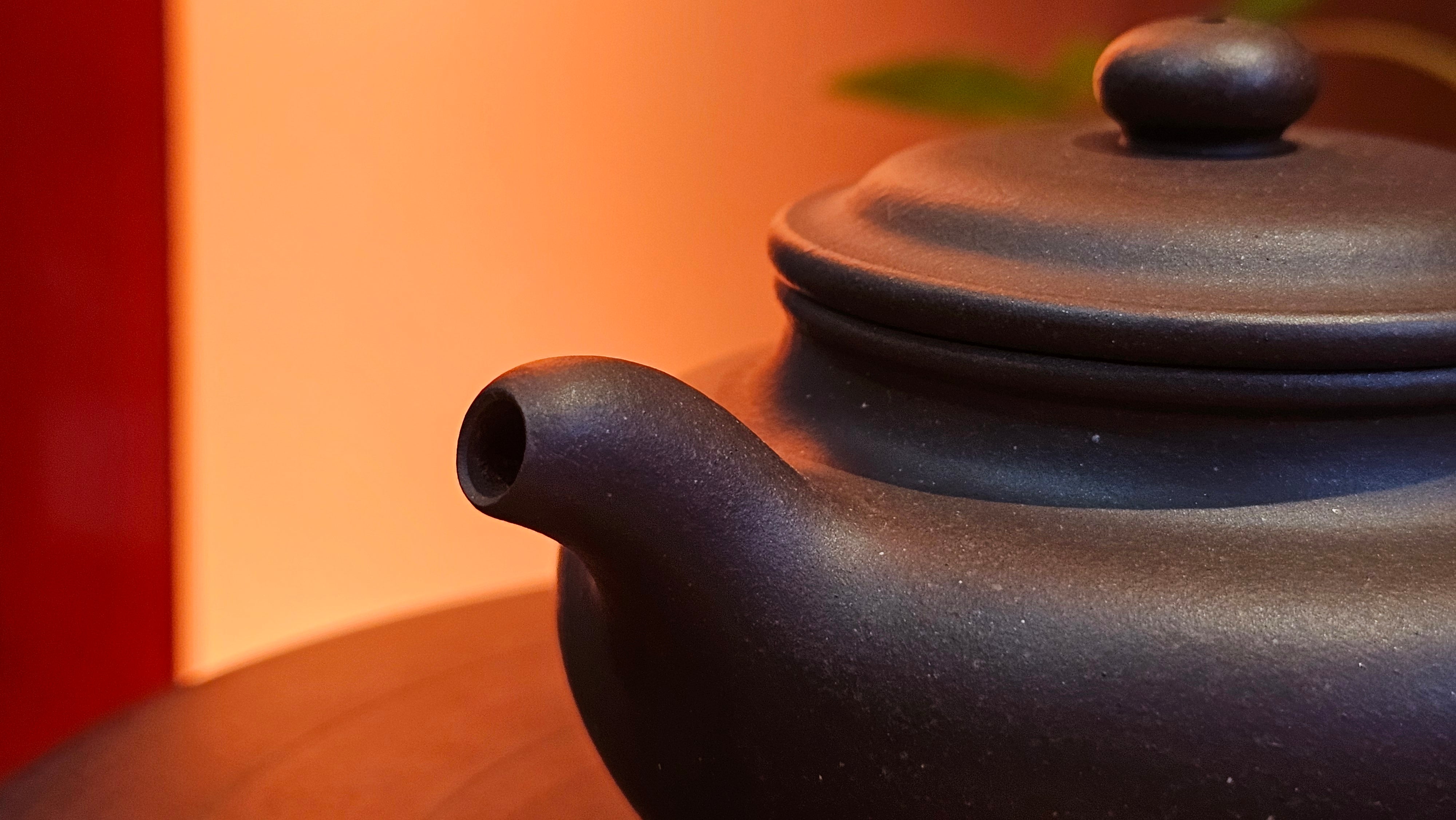 Fang Gu 仿古, 159.5ml, Lao Zi Ni 老紫泥, by our Collaborative Craftsman Chen Fa Chu 陈法初。