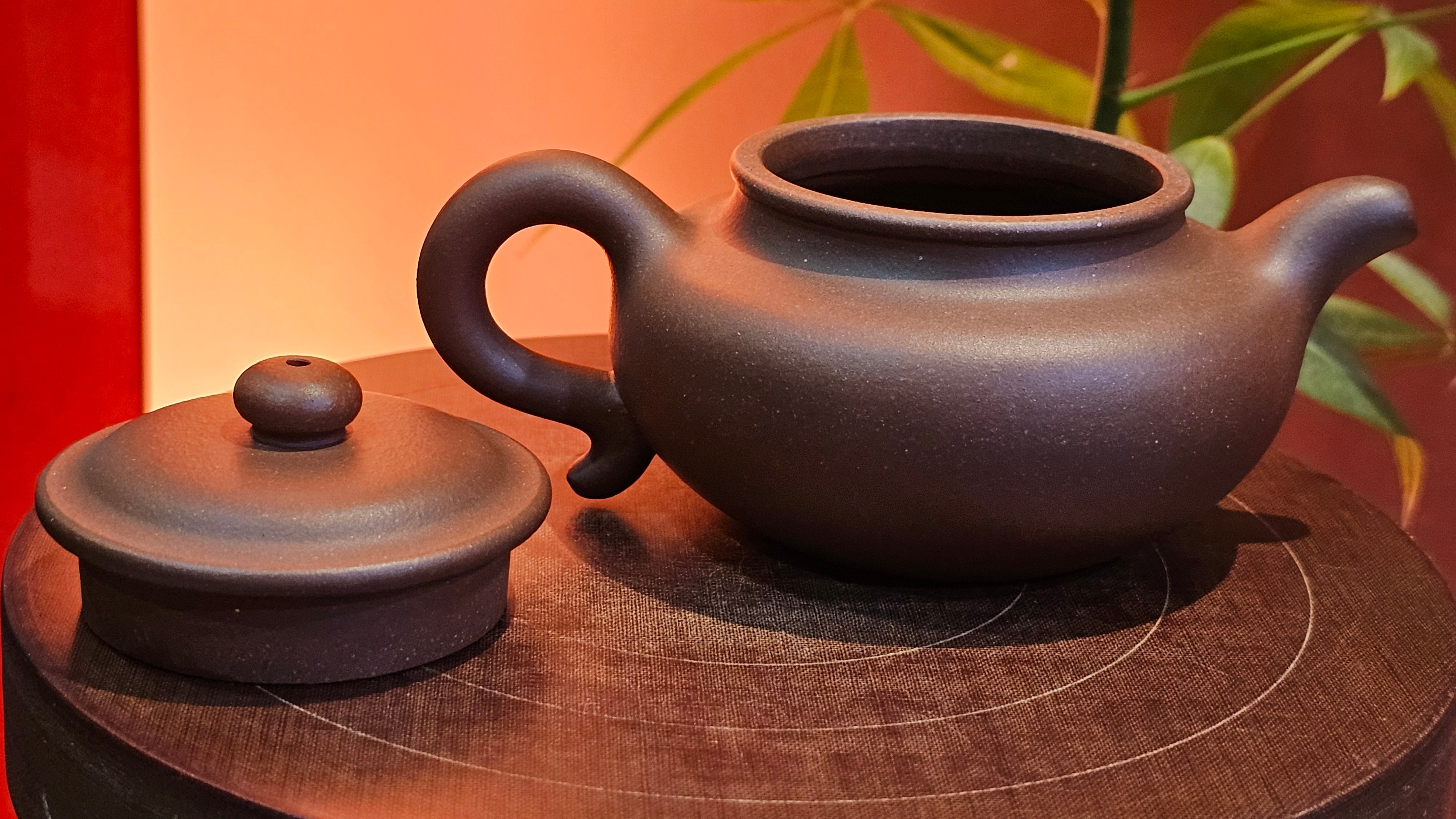 Fang Gu 仿古, 159.5ml, Lao Zi Ni 老紫泥, by our Collaborative Craftsman Chen Fa Chu 陈法初。