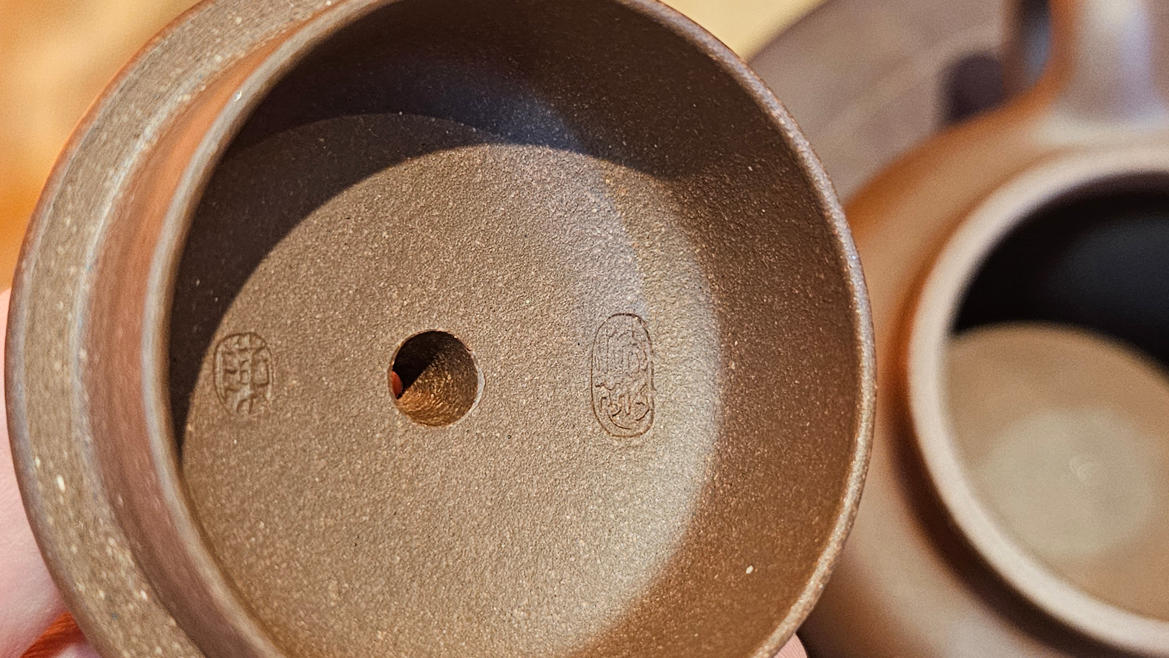 Fang Gu 仿古, 159.5ml, Lao Zi Ni 老紫泥, by our Collaborative Craftsman Chen Fa Chu 陈法初。