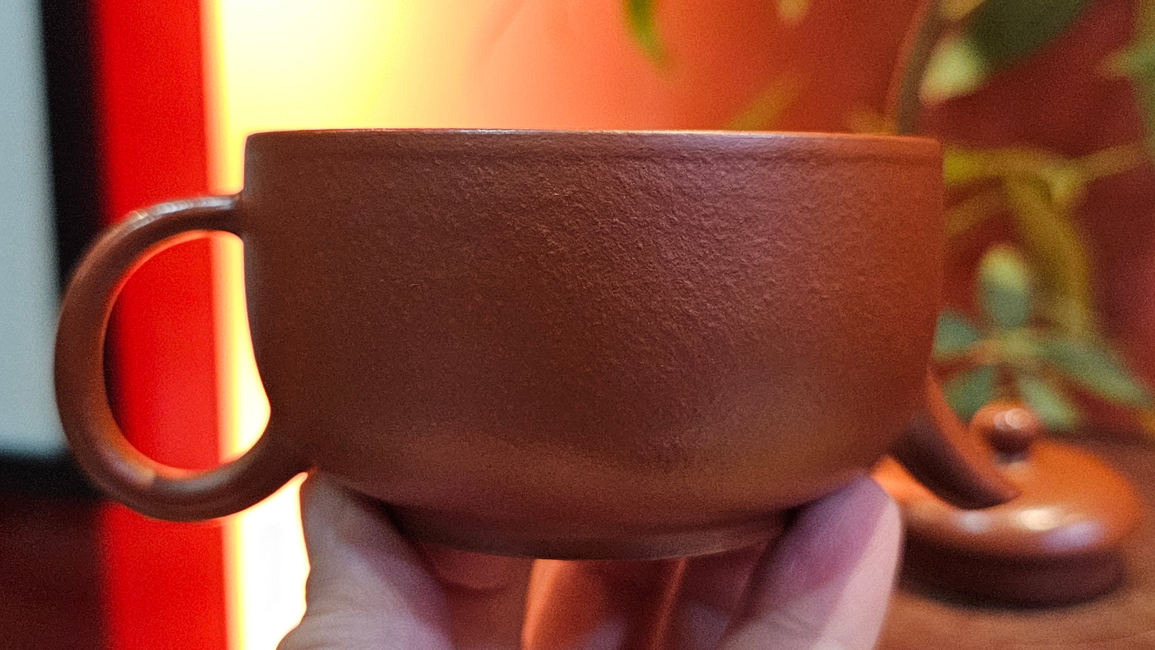 Yi Gong Hu 逸公壶, 139.6ml, Xiao Mei Yao Zhu Ni 小煤窑朱泥,  by our Collaborative Craftsman Shi Yun 石芸 ~ Congratulations to Mr D.K., 1536hrs 11th Apr, Boston, MA.