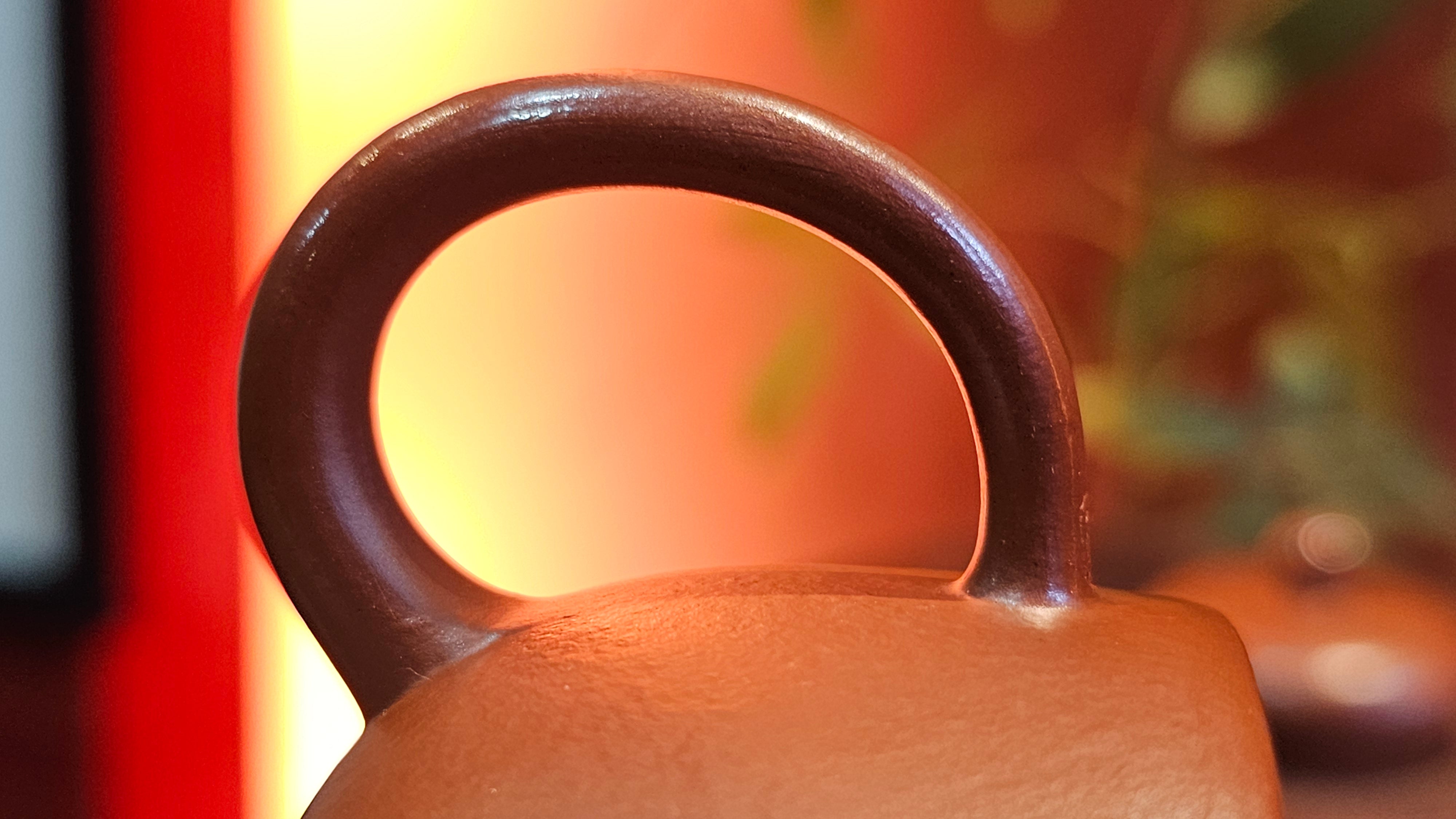 Yi Gong Hu 逸公壶, 139.6ml, Xiao Mei Yao Zhu Ni 小煤窑朱泥,  by our Collaborative Craftsman Shi Yun 石芸 ~ Congratulations to Mr D.K., 1536hrs 11th Apr, Boston, MA.