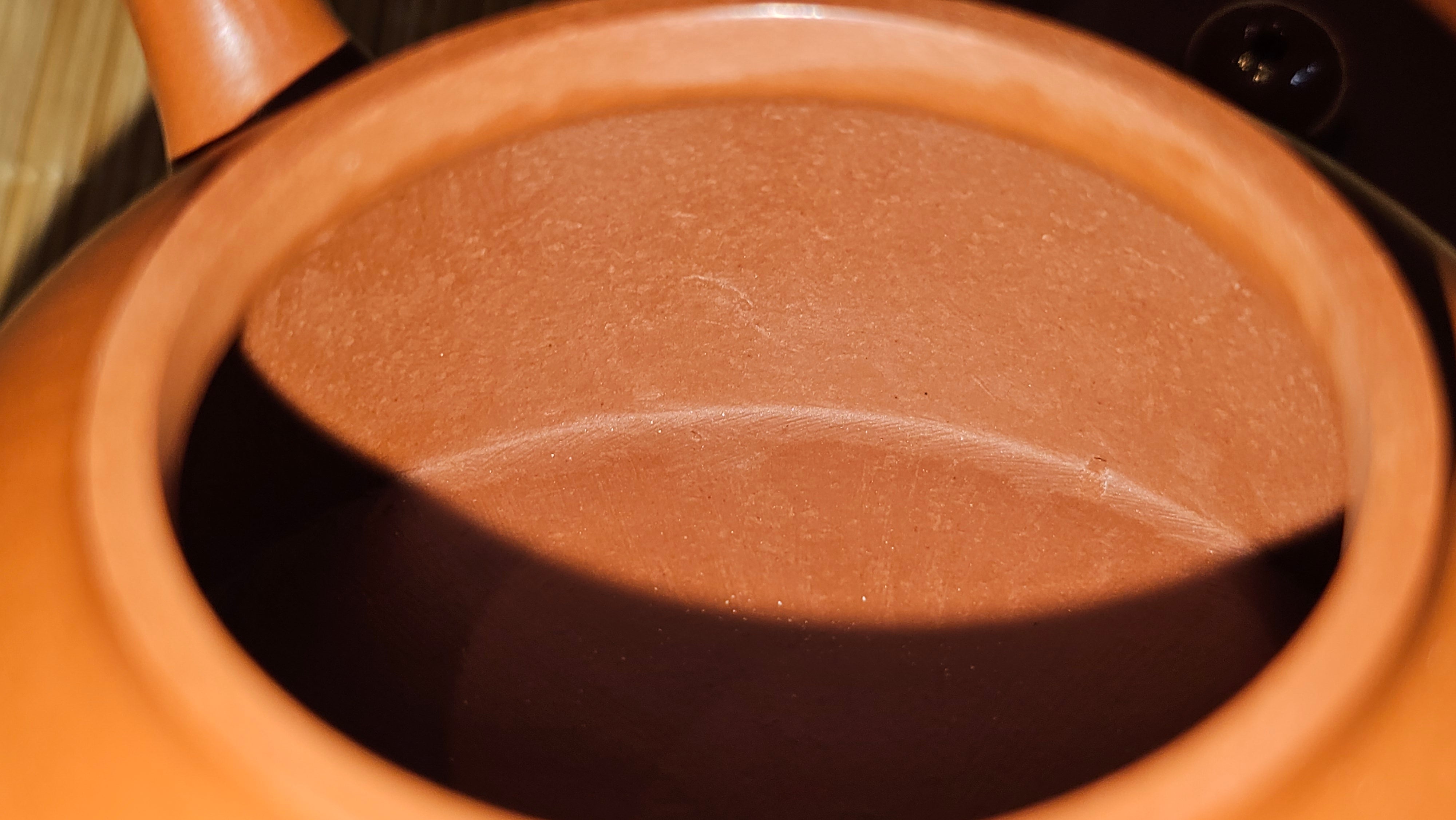 Yi Gong Hu 逸公壶, 139.6ml, Xiao Mei Yao Zhu Ni 小煤窑朱泥,  by our Collaborative Craftsman Shi Yun 石芸 ~ Congratulations to Mr D.K., 1536hrs 11th Apr, Boston, MA.