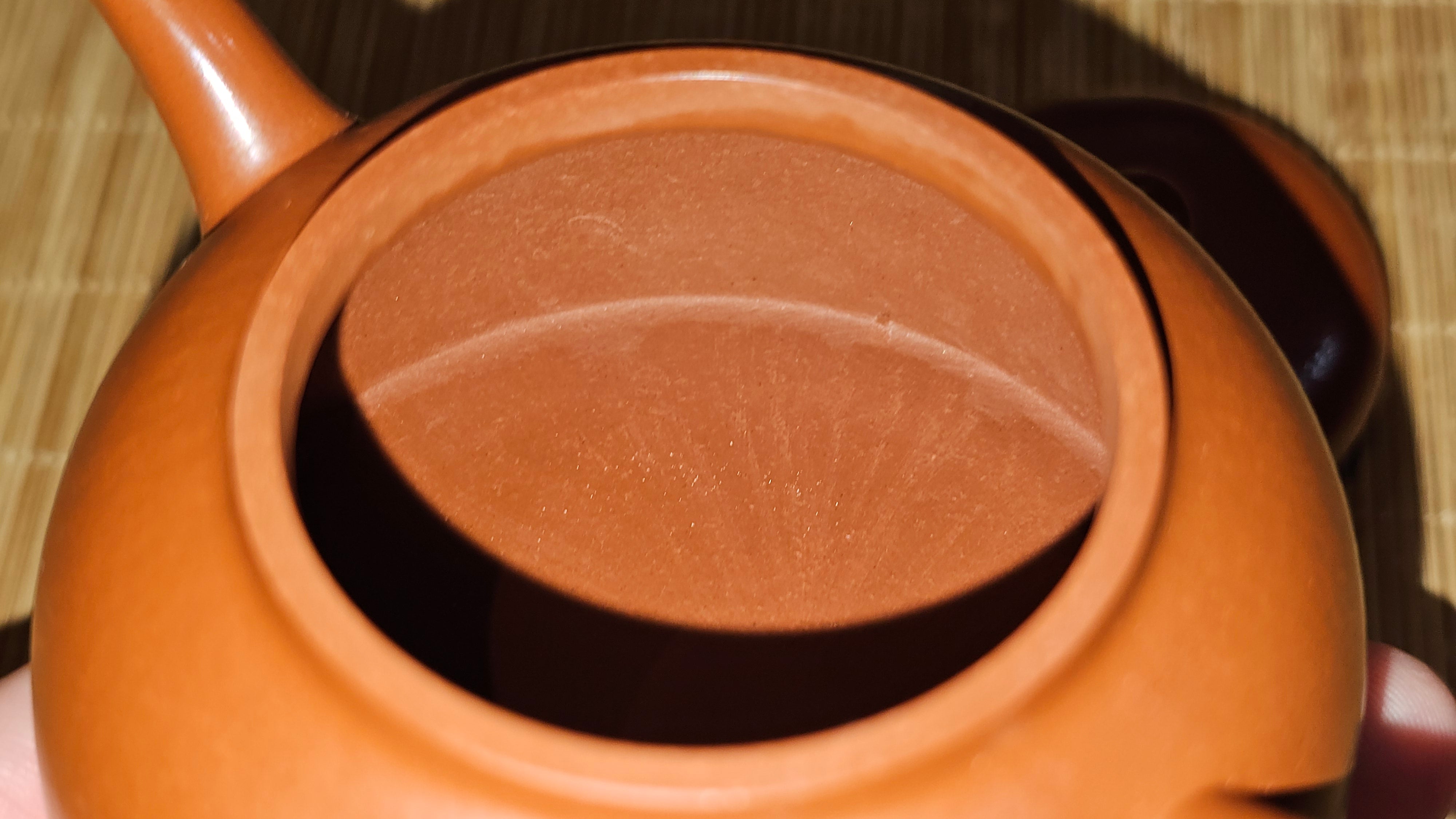 Yi Gong Hu 逸公壶, 139.6ml, Xiao Mei Yao Zhu Ni 小煤窑朱泥,  by our Collaborative Craftsman Shi Yun 石芸 ~ Congratulations to Mr D.K., 1536hrs 11th Apr, Boston, MA.