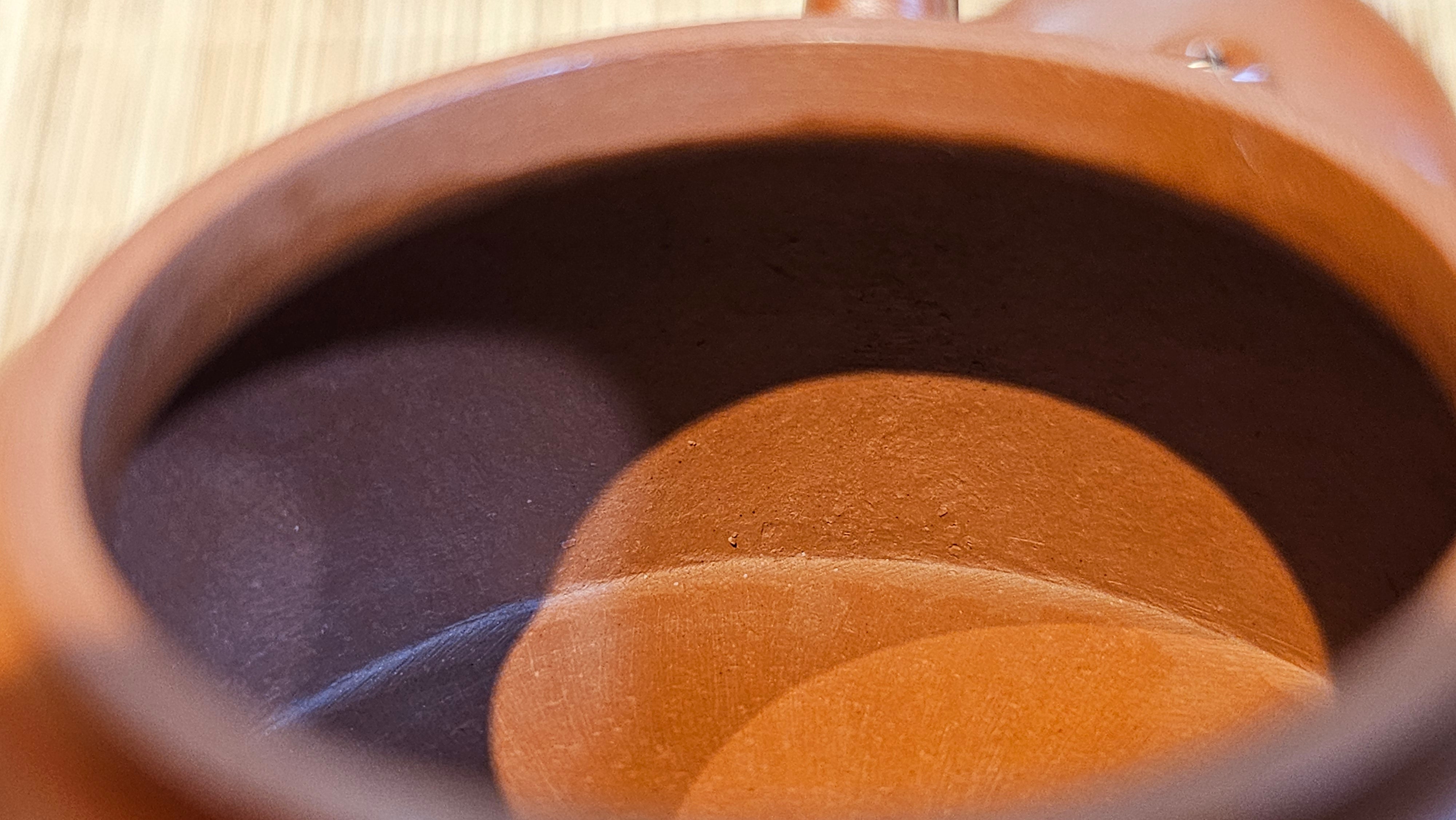 Yi Gong Hu 逸公壶, 139.6ml, Xiao Mei Yao Zhu Ni 小煤窑朱泥,  by our Collaborative Craftsman Shi Yun 石芸 ~ Congratulations to Mr D.K., 1536hrs 11th Apr, Boston, MA.