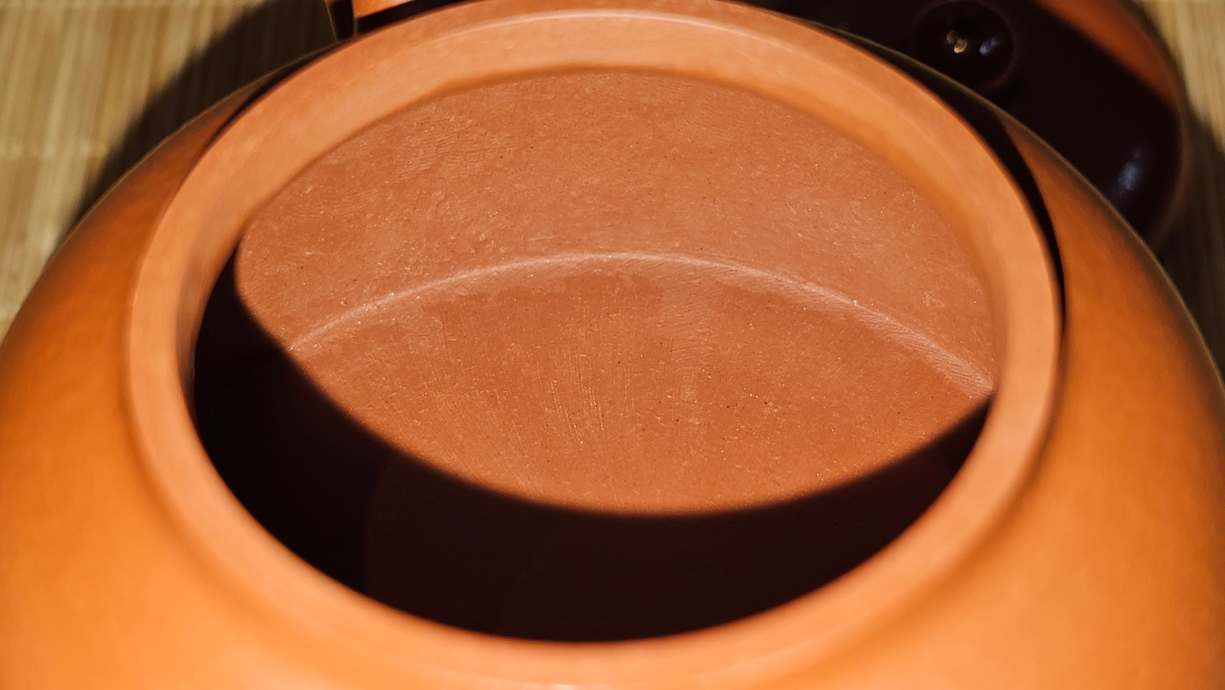 Yi Gong Hu 逸公壶, 139.6ml, Xiao Mei Yao Zhu Ni 小煤窑朱泥,  by our Collaborative Craftsman Shi Yun 石芸 ~ Congratulations to Mr D.K., 1536hrs 11th Apr, Boston, MA.