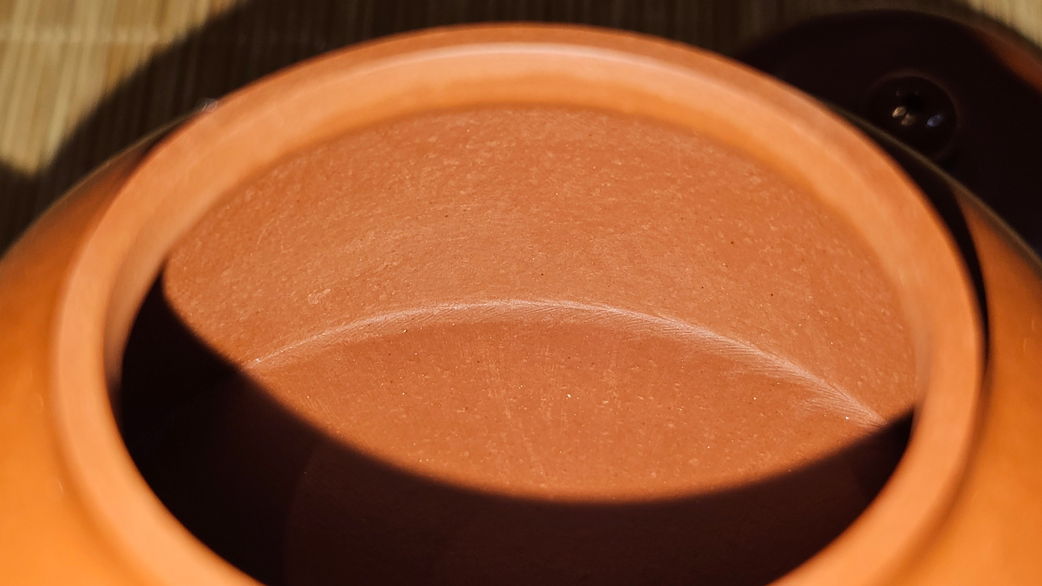 Yi Gong Hu 逸公壶, 139.6ml, Xiao Mei Yao Zhu Ni 小煤窑朱泥,  by our Collaborative Craftsman Shi Yun 石芸 ~ Congratulations to Mr D.K., 1536hrs 11th Apr, Boston, MA.