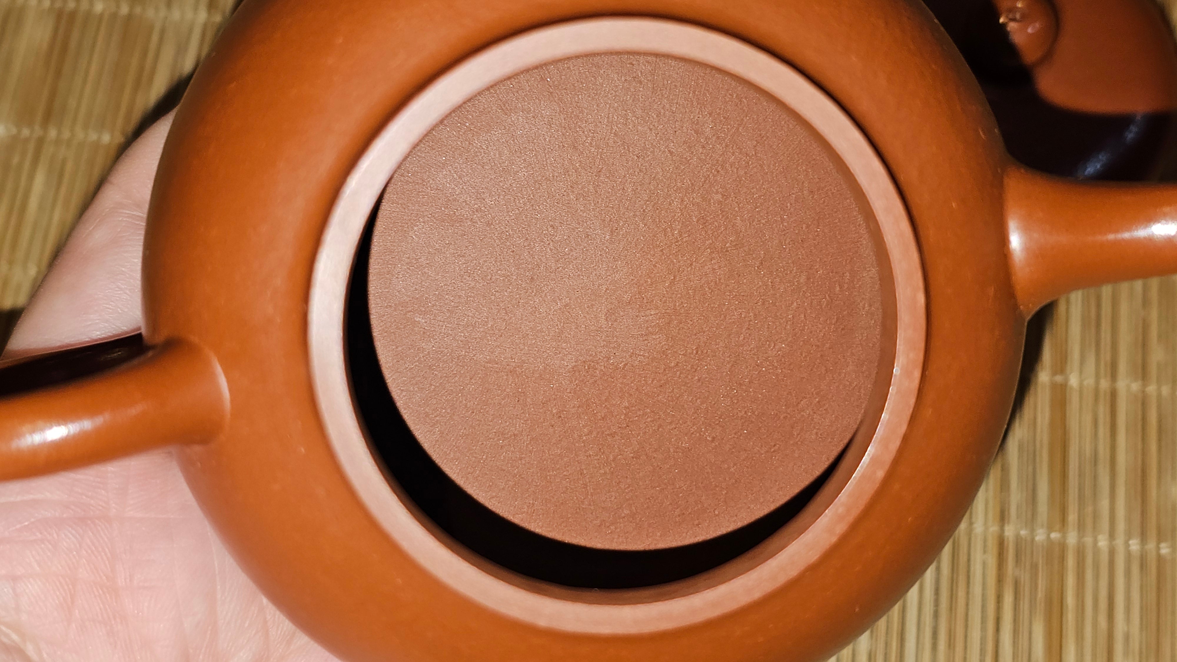 Yi Gong Hu 逸公壶, 139.6ml, Xiao Mei Yao Zhu Ni 小煤窑朱泥,  by our Collaborative Craftsman Shi Yun 石芸 ~ Congratulations to Mr D.K., 1536hrs 11th Apr, Boston, MA.