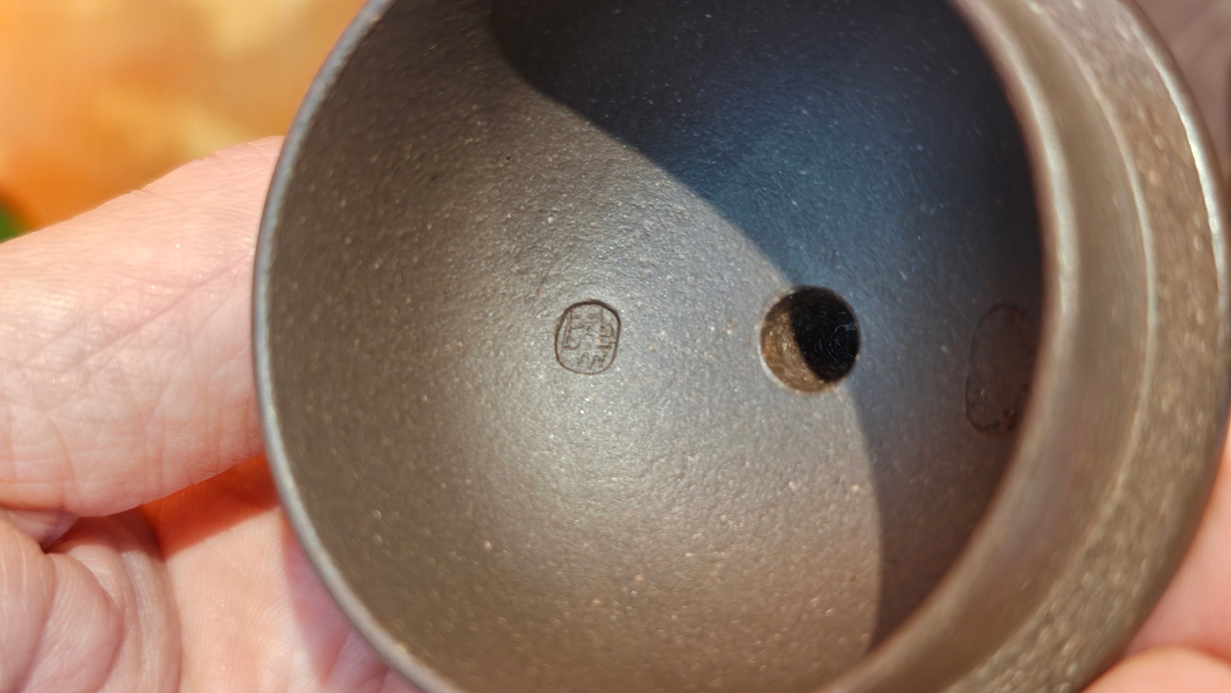 Pan Hu 番壶, 238.8ml, Da Shui Tan Zi Ni 大水潭紫泥, by our Collaborative Craftsman Chen Fa Chu 陈法初。