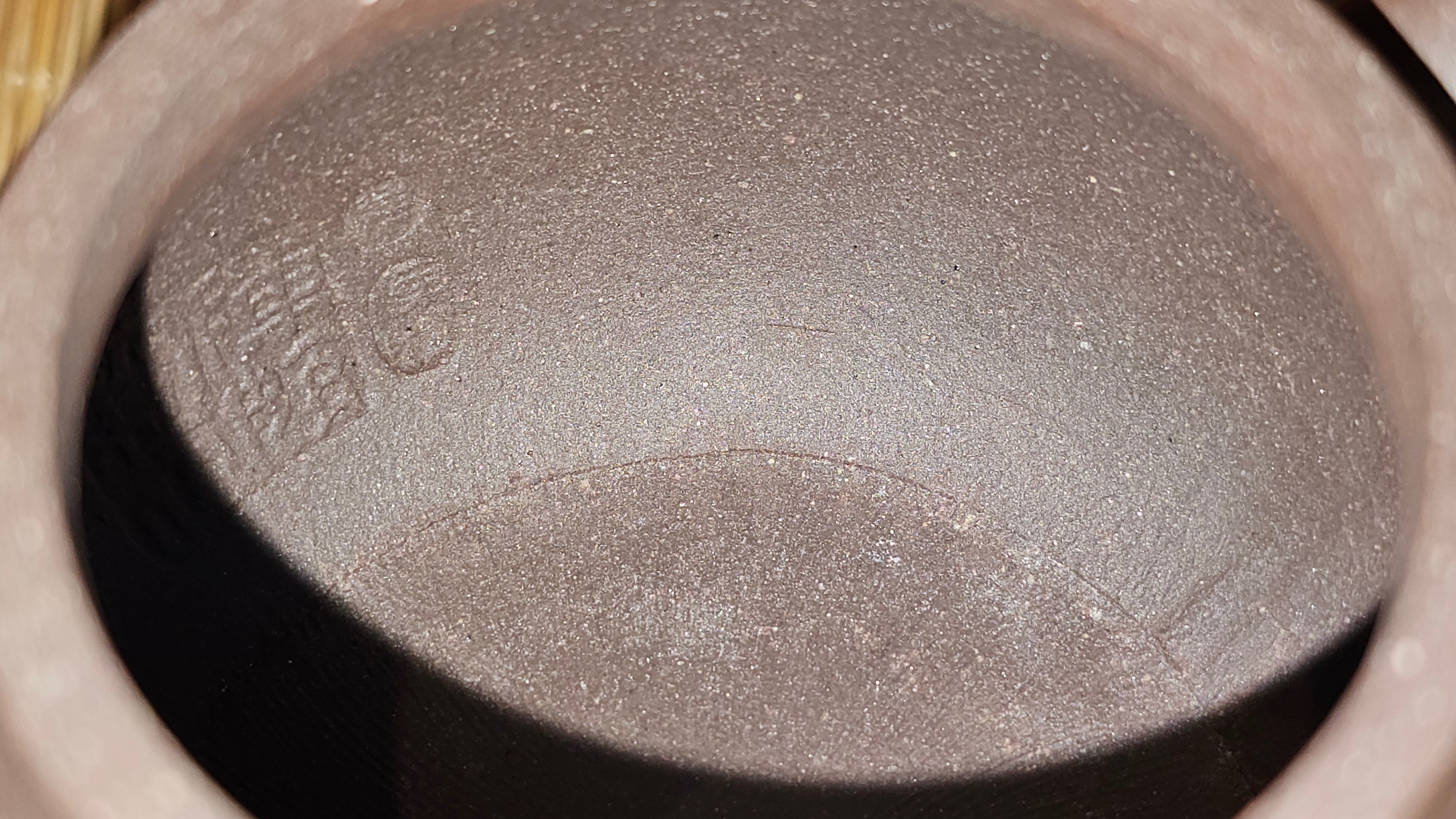 Pan Hu 番壶, 238.8ml, Da Shui Tan Zi Ni 大水潭紫泥, by our Collaborative Craftsman Chen Fa Chu 陈法初。