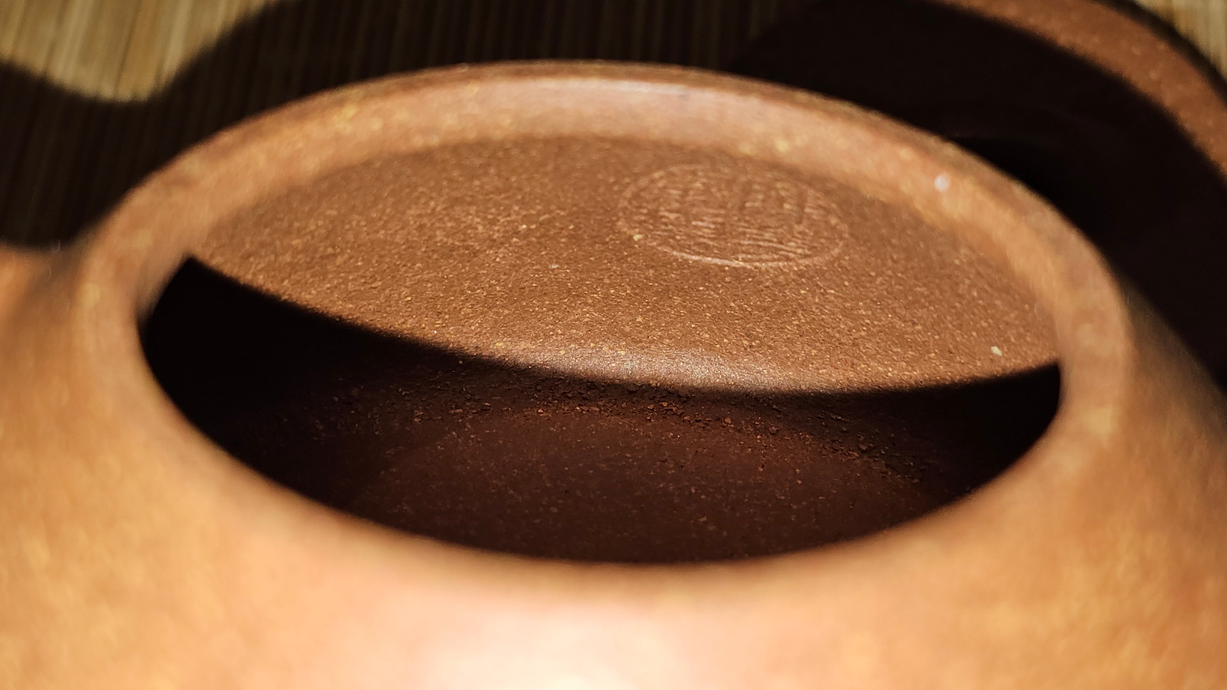 Shi Piao 石瓢, 152.0ml, Ping Gai Shi Piao 平盖石瓢 Huang Jiang Po Ni 黄降坡泥, by our Collaborative Craftsman Chen Hua Jun 陈华军。